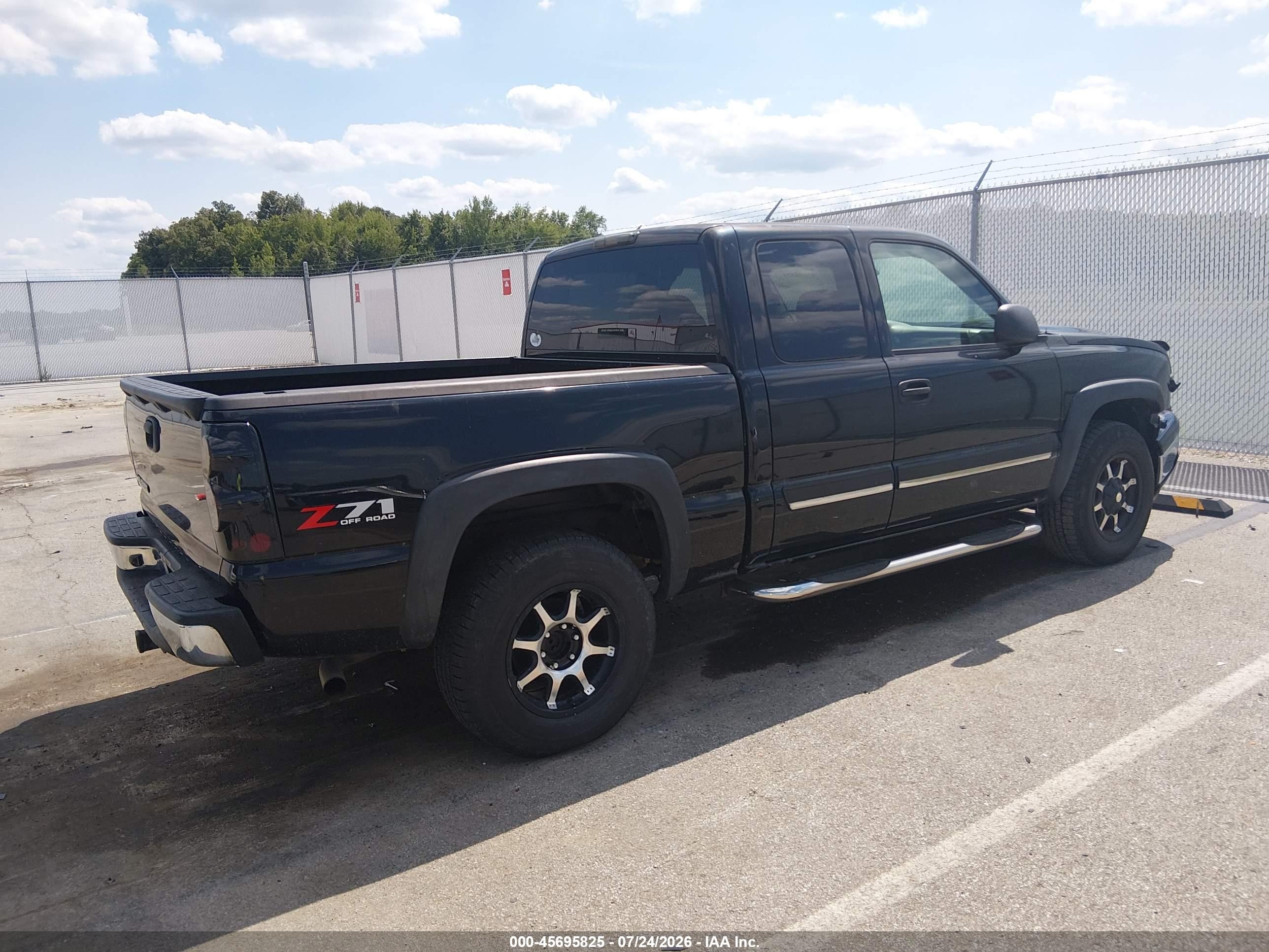 2006 Chevrolet Silverado 1500 Lt3 Black vin: 1GCEK19T56Z148104