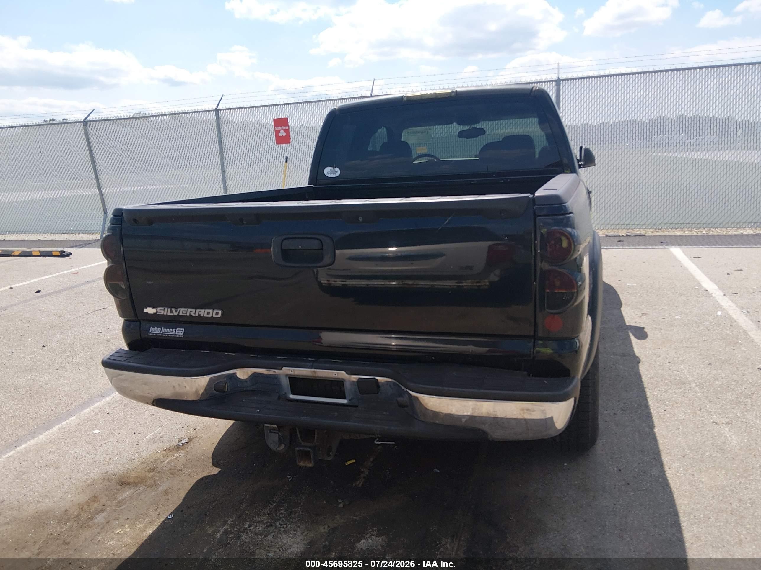 2006 Chevrolet Silverado 1500 Lt3 Black vin: 1GCEK19T56Z148104