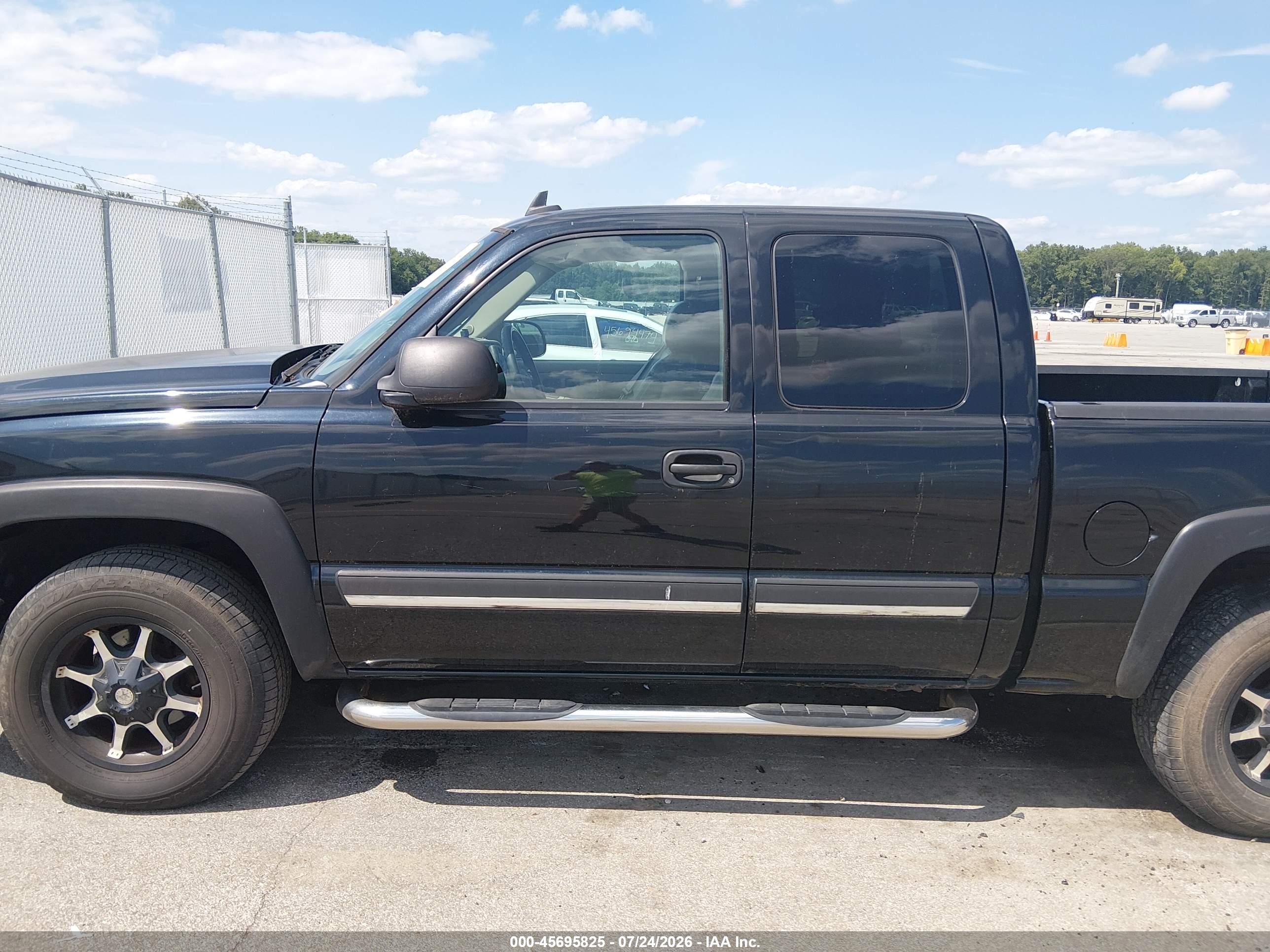 2006 Chevrolet Silverado 1500 Lt3 Black vin: 1GCEK19T56Z148104
