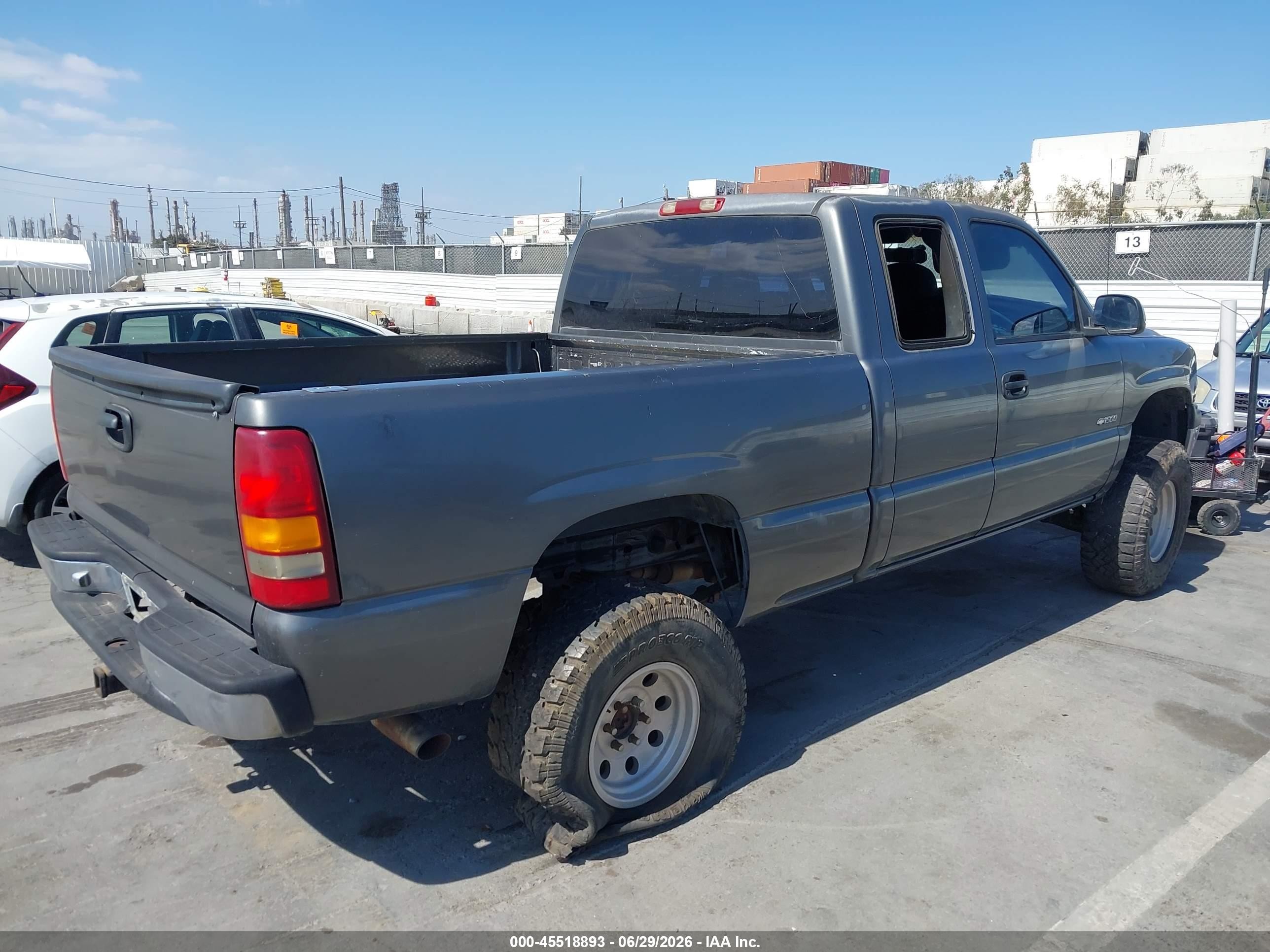 1999 Chevrolet Silverado 1500 Ls Gray vin: 1GCEK19T5XE136575