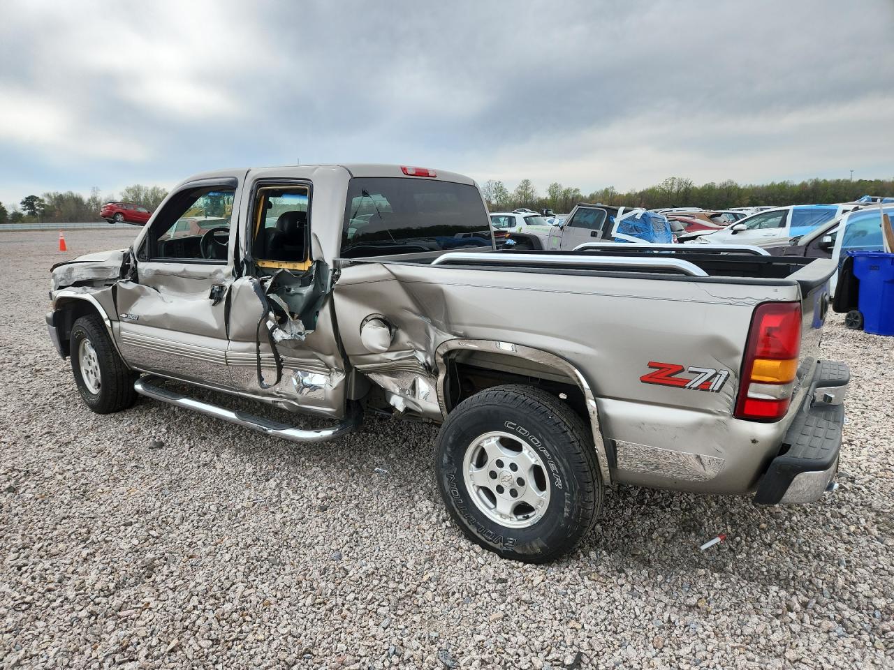 1999 Chevrolet Silverado K1500 Tan vin: 1GCEK19T5XE166532
