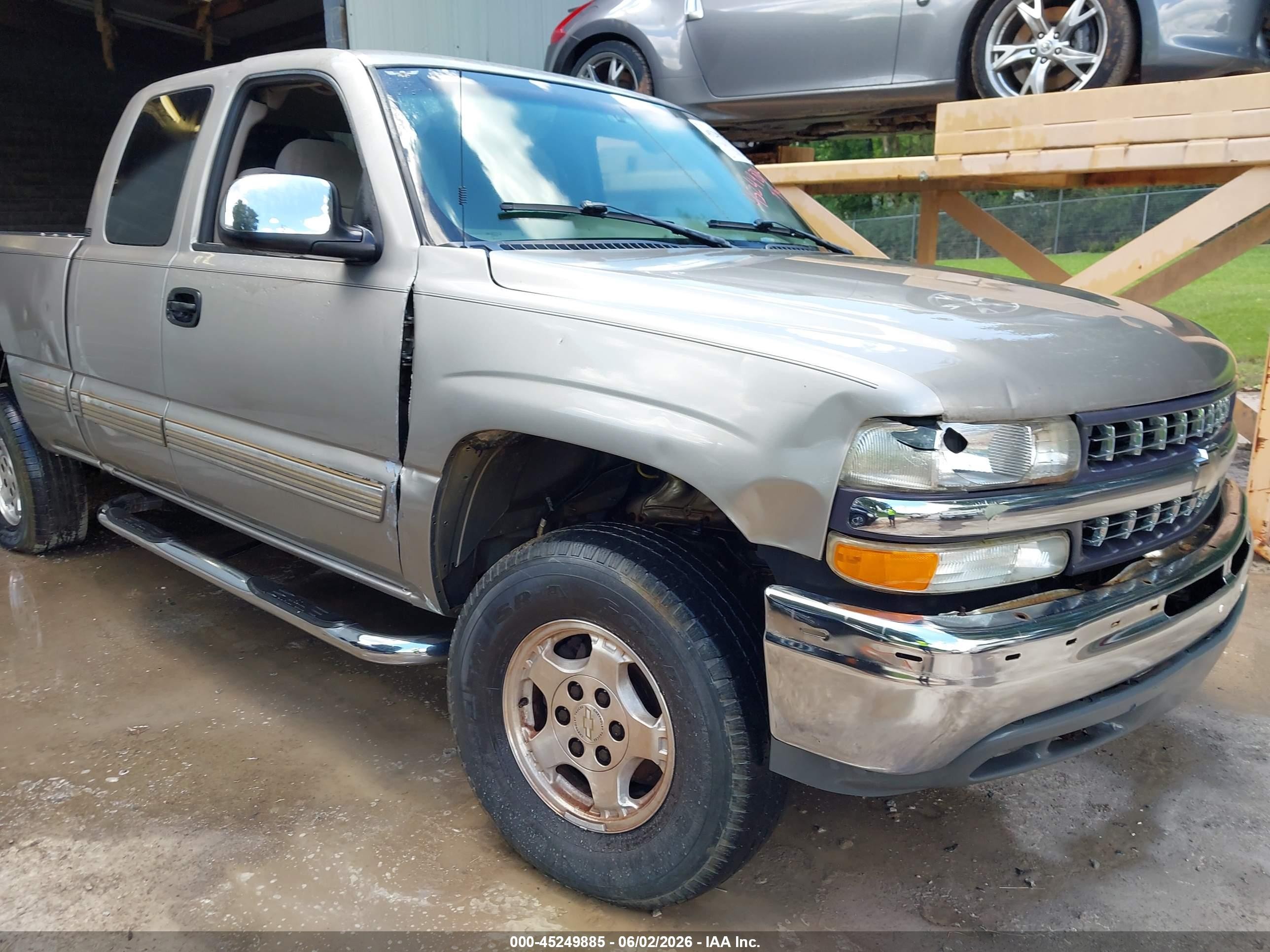 2002 Chevrolet Silverado 1500 Ls Желто-коричневый vin: 1GCEK19T62E189150