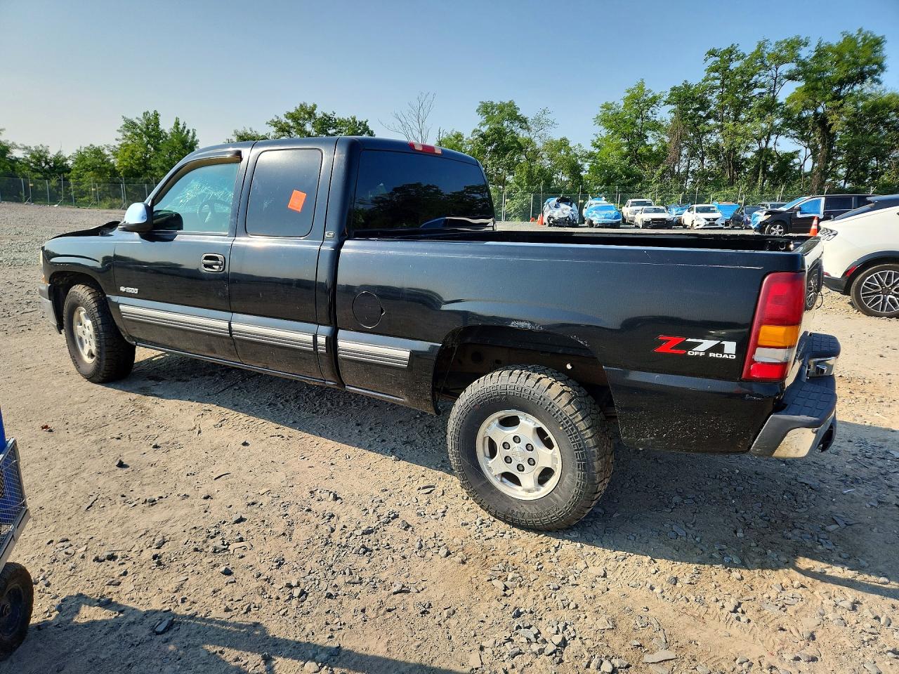 2002 Chevrolet Silverado K1500 Черный vin: 1GCEK19T62E298692