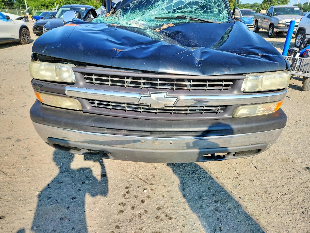 2002 Chevrolet Silverado K1500 Черный vin: 1GCEK19T62E298692