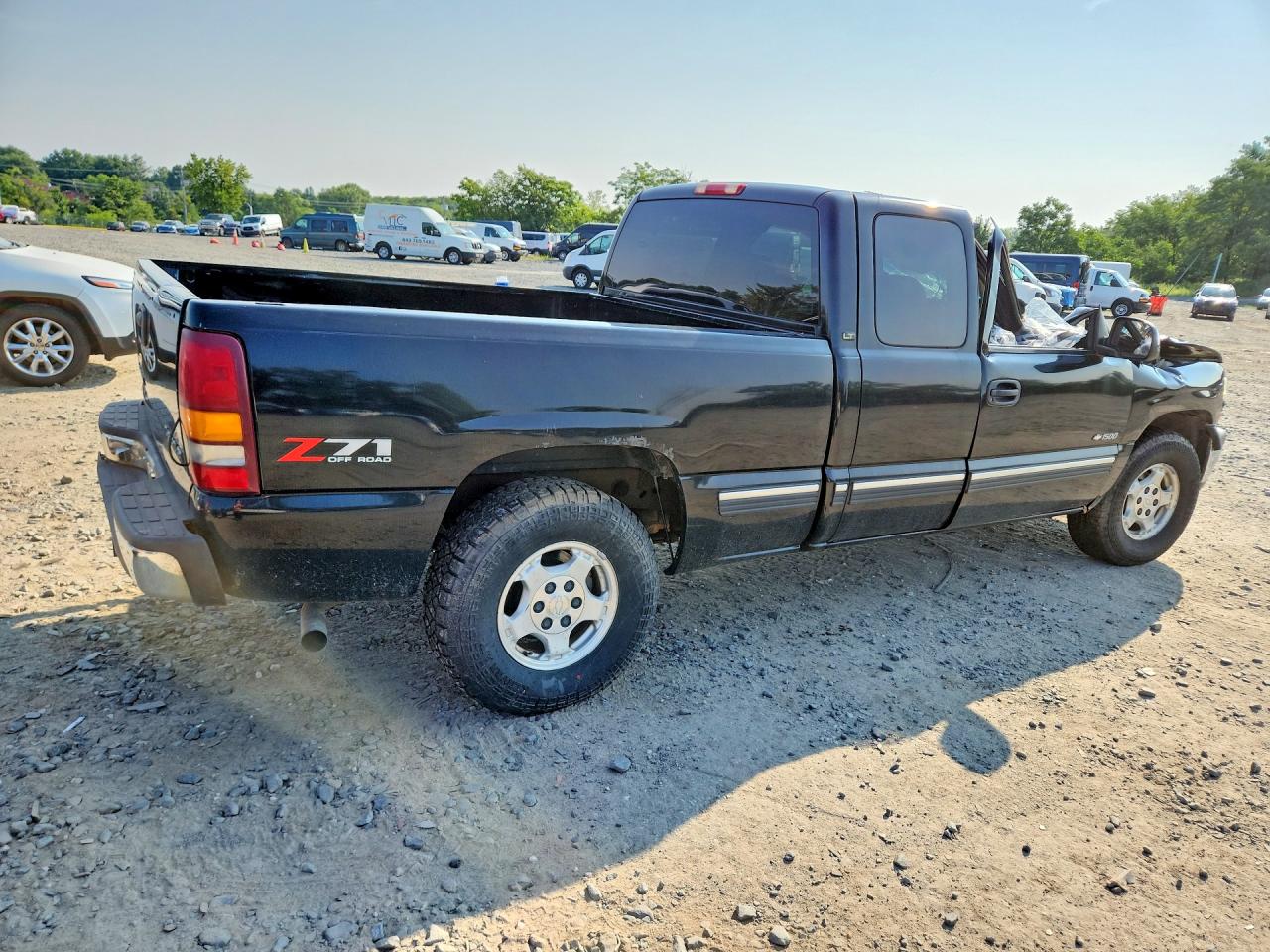 2002 Chevrolet Silverado K1500 Черный vin: 1GCEK19T62E298692