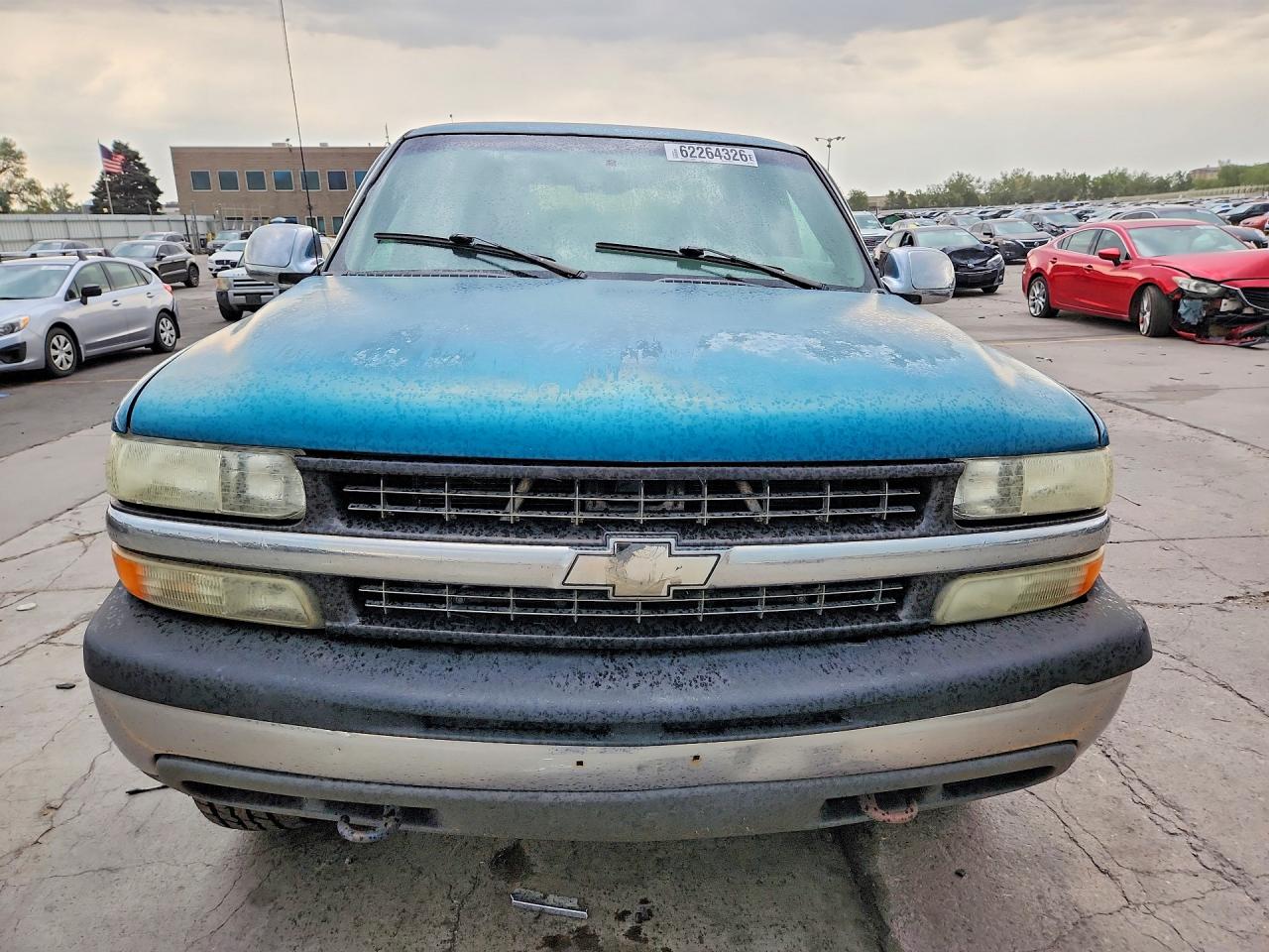 2002 Chevrolet Silverado K1500 Green vin: 1GCEK19T62Z258654