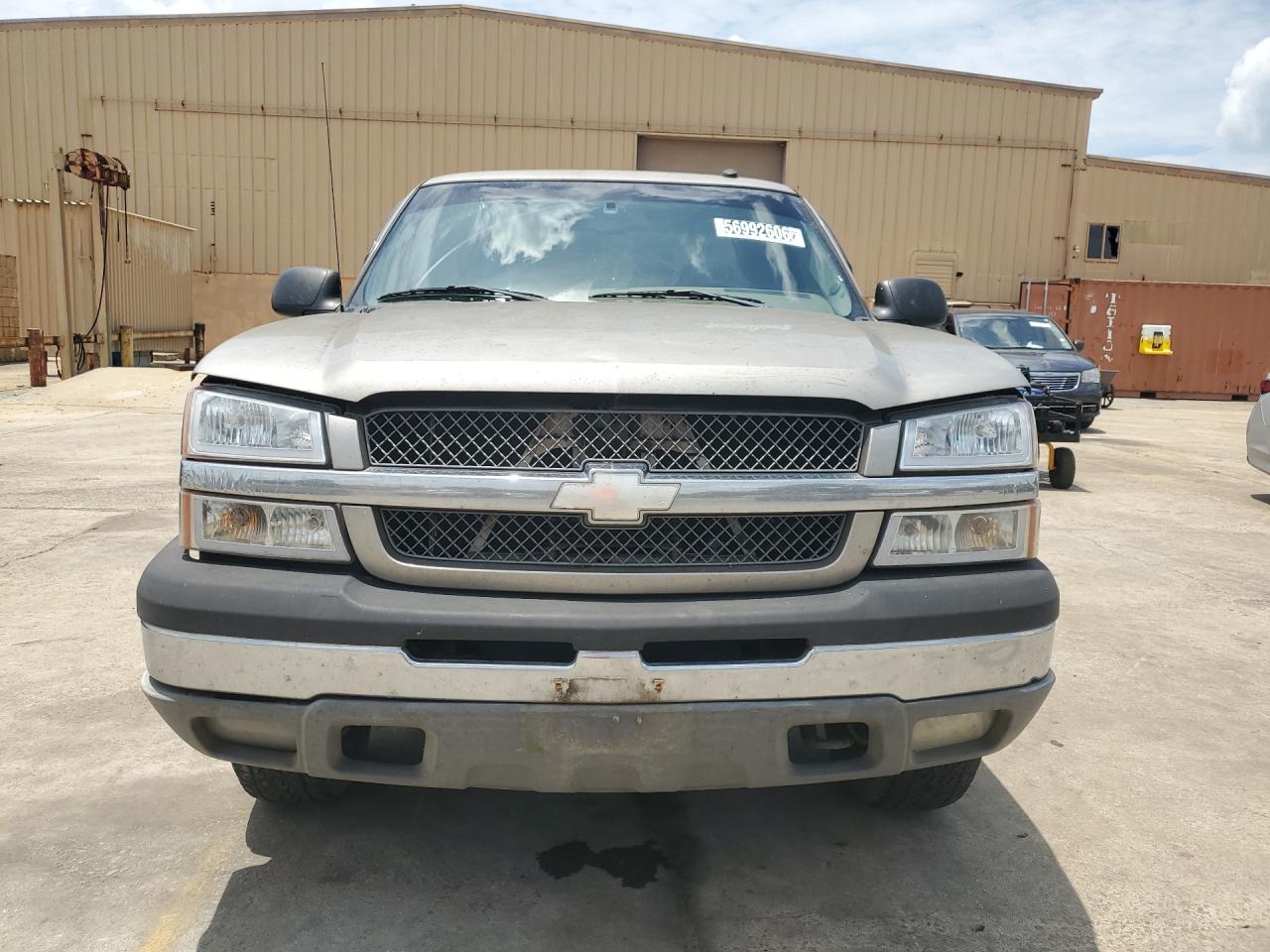 2003 Chevrolet Silverado K1500 Tan vin: 1GCEK19T63E234315 Damage: Front Metal Bumper Chrome, Dent(S) W/No Paint Dmg, 1/2 To 1 Inch