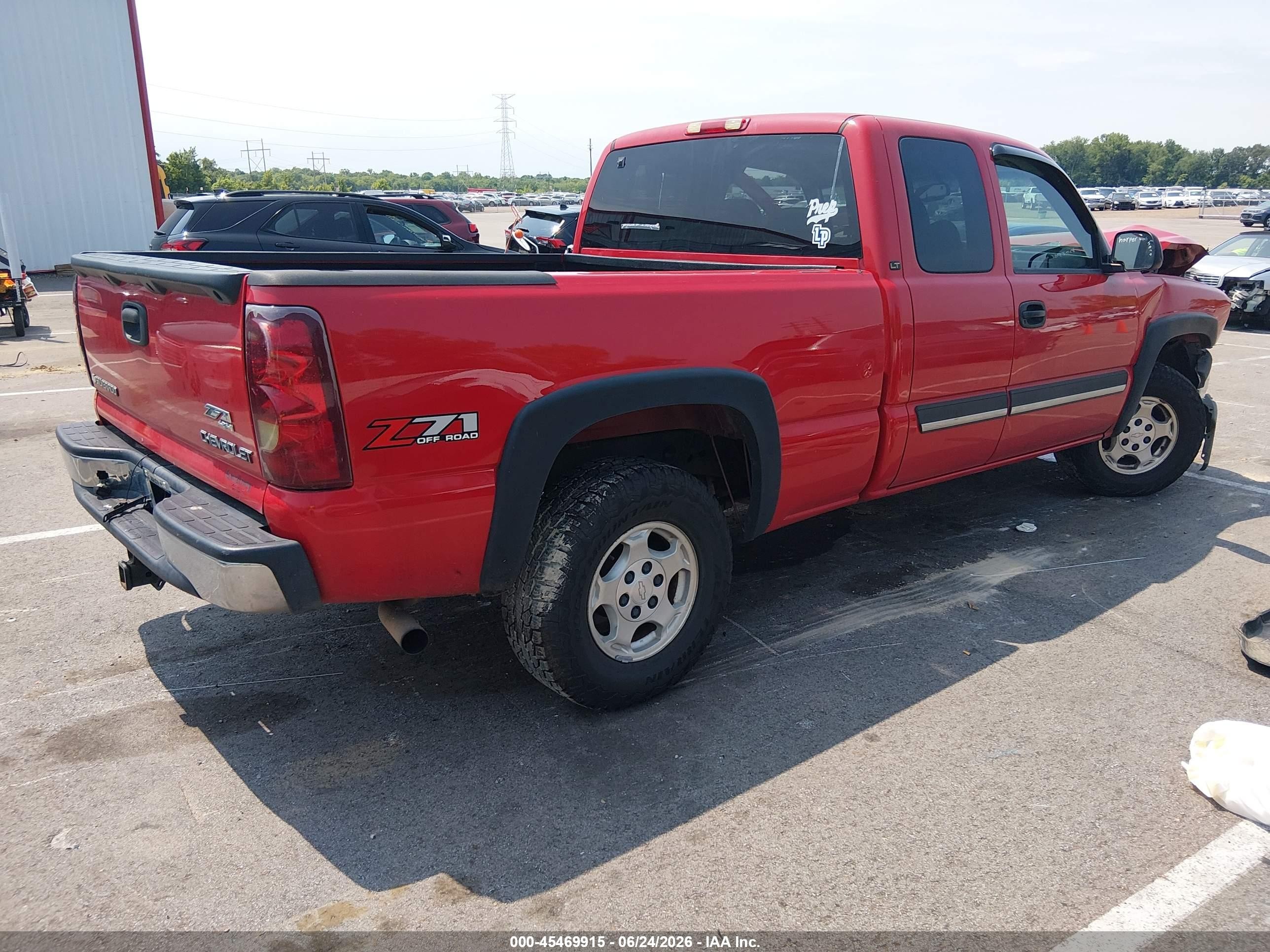2003 Chevrolet Silverado 1500 Lt Red vin: 1GCEK19T63E276290