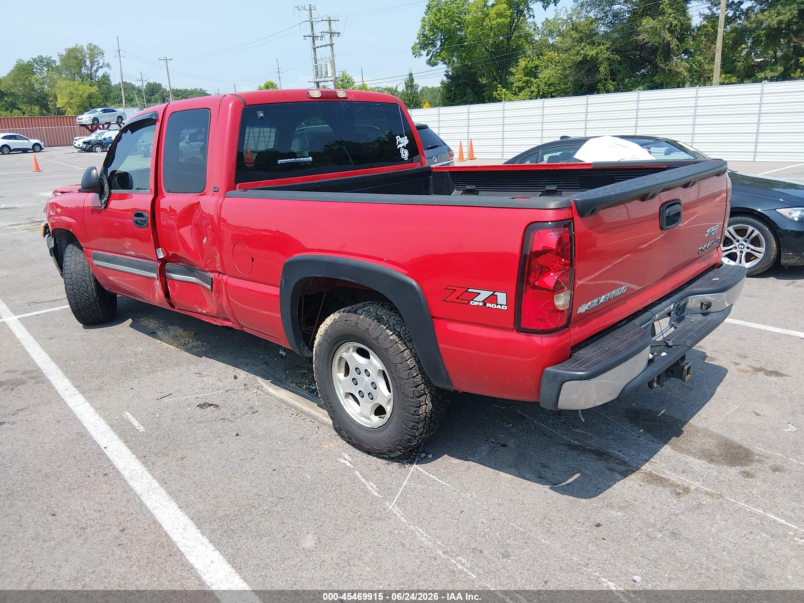 2003 Chevrolet Silverado 1500 Lt Red vin: 1GCEK19T63E276290