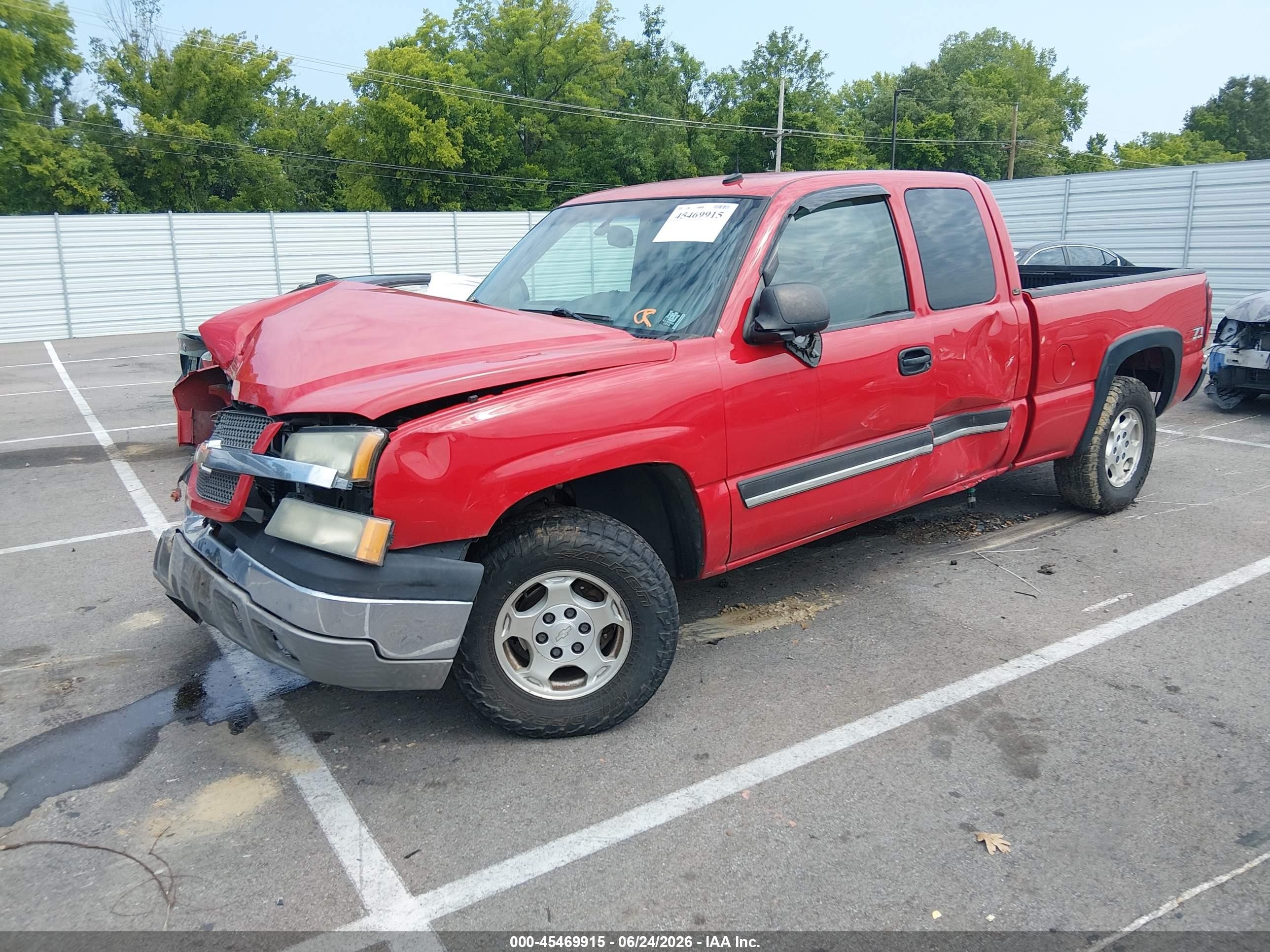 2003 Chevrolet Silverado 1500 Lt Red vin: 1GCEK19T63E276290