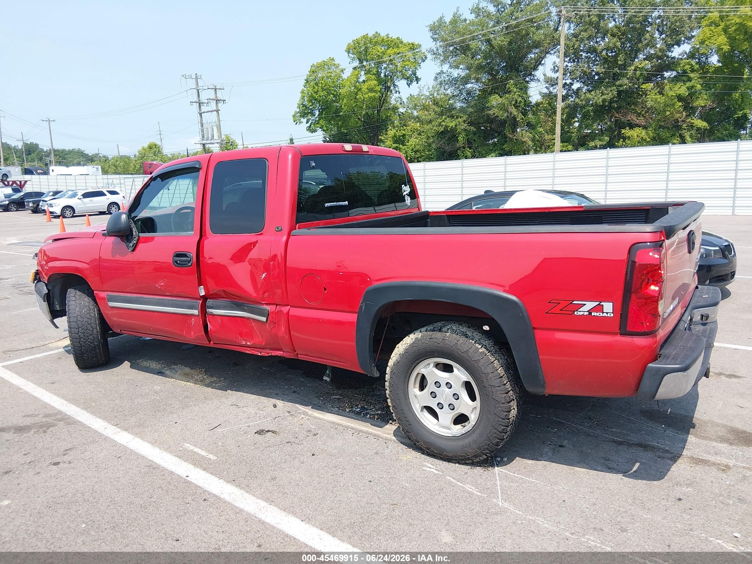 2003 Chevrolet Silverado 1500 Lt Red vin: 1GCEK19T63E276290