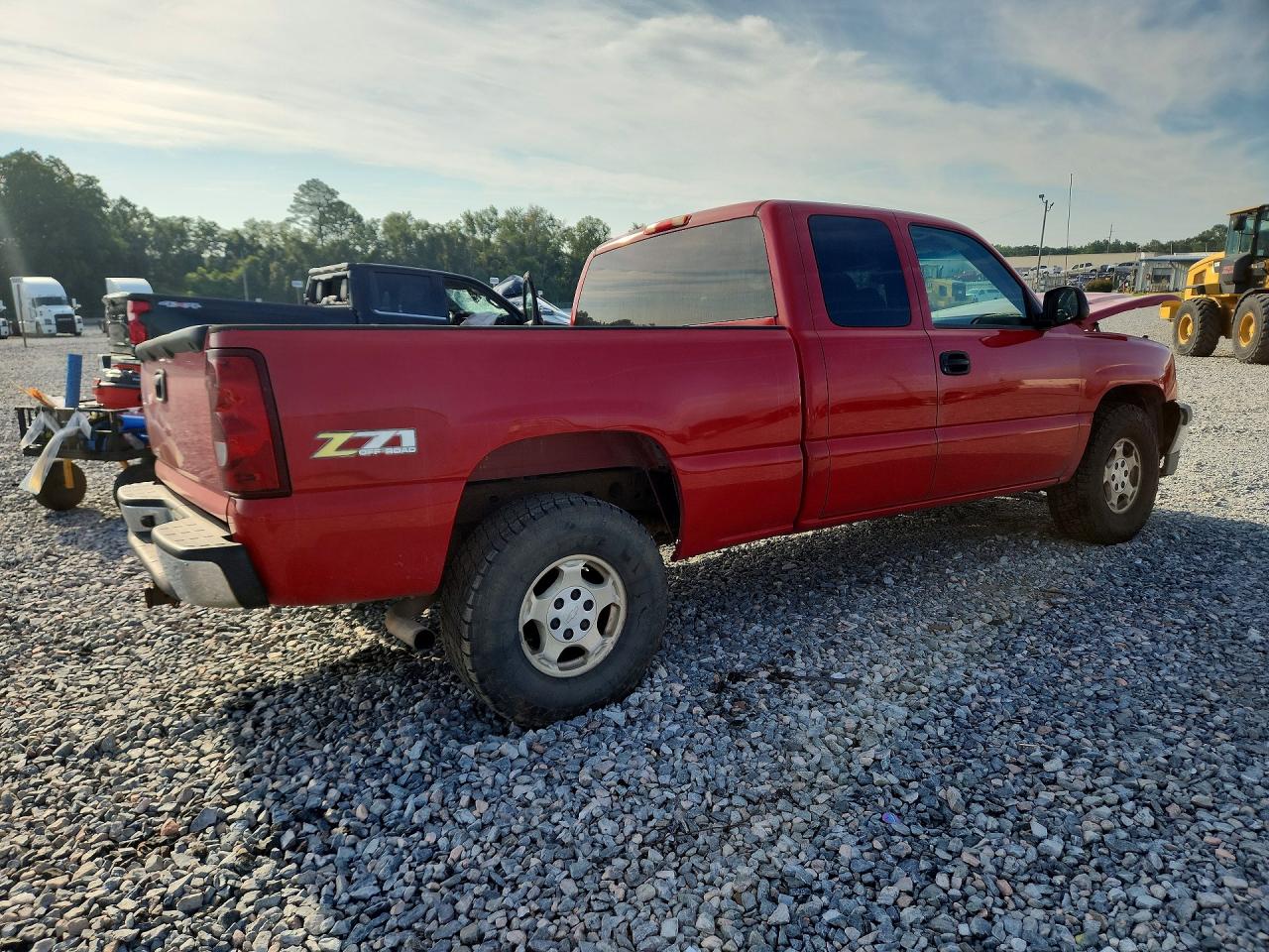 2003 Chevrolet Silverado K1500 Red vin: 1GCEK19T63E300345