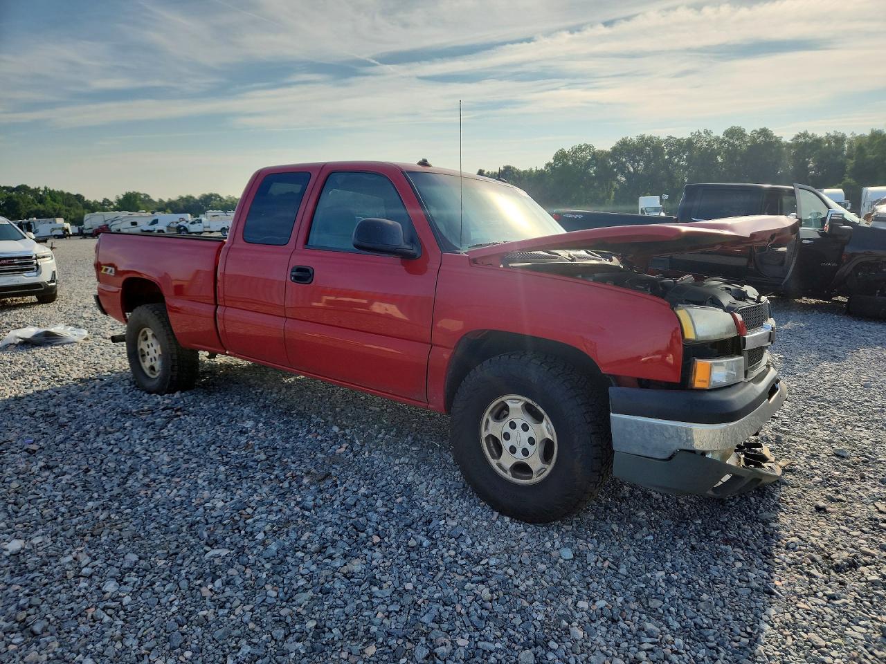 2003 Chevrolet Silverado K1500 Red vin: 1GCEK19T63E300345