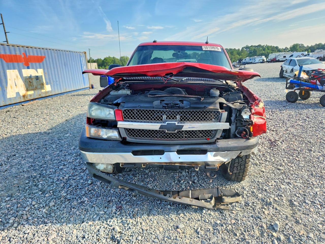 2003 Chevrolet Silverado K1500 Red vin: 1GCEK19T63E300345