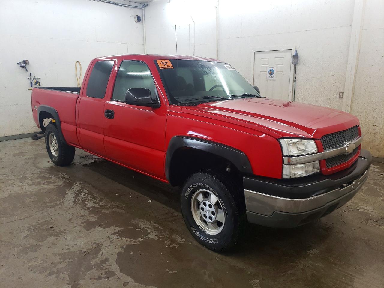 2003 Chevrolet Silverado K1500 Red vin: 1GCEK19T63E300426