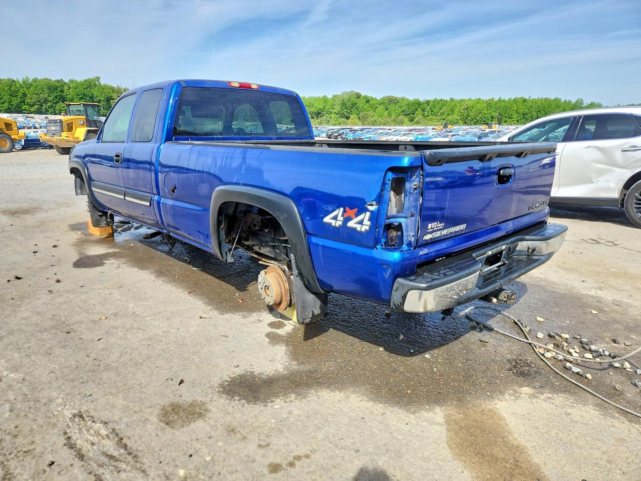 2004 Chevrolet Silverado K1500 Blue vin: 1GCEK19T64E126603