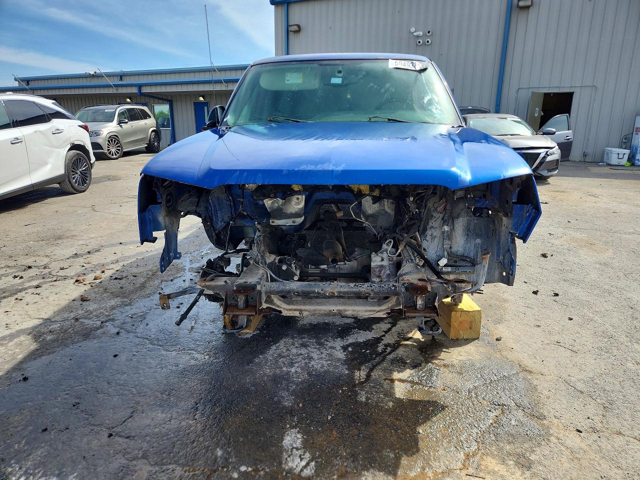 2004 Chevrolet Silverado K1500 Blue vin: 1GCEK19T64E126603
