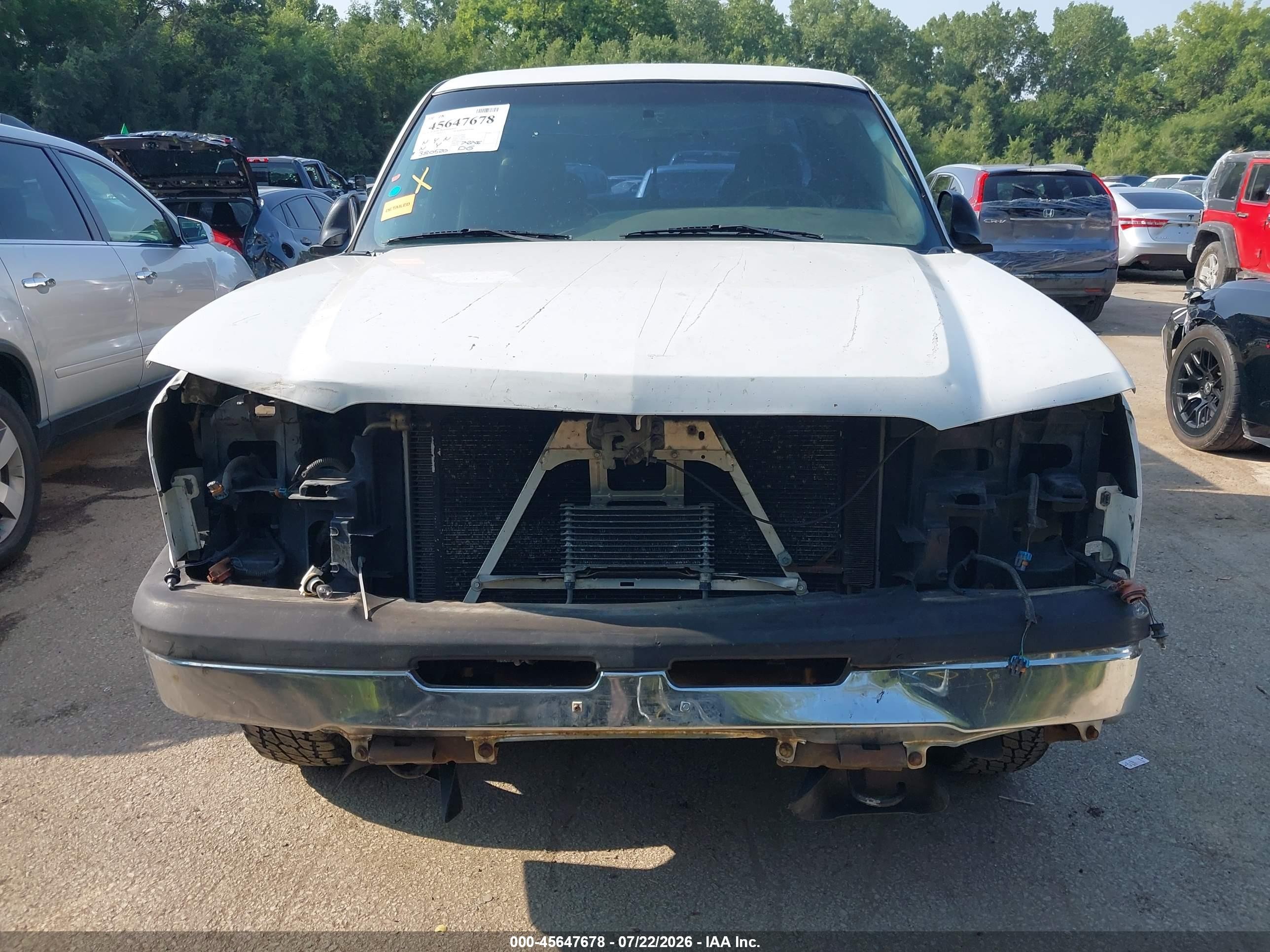 2005 Chevrolet Silverado 1500 Ls White vin: 1GCEK19T65E209904