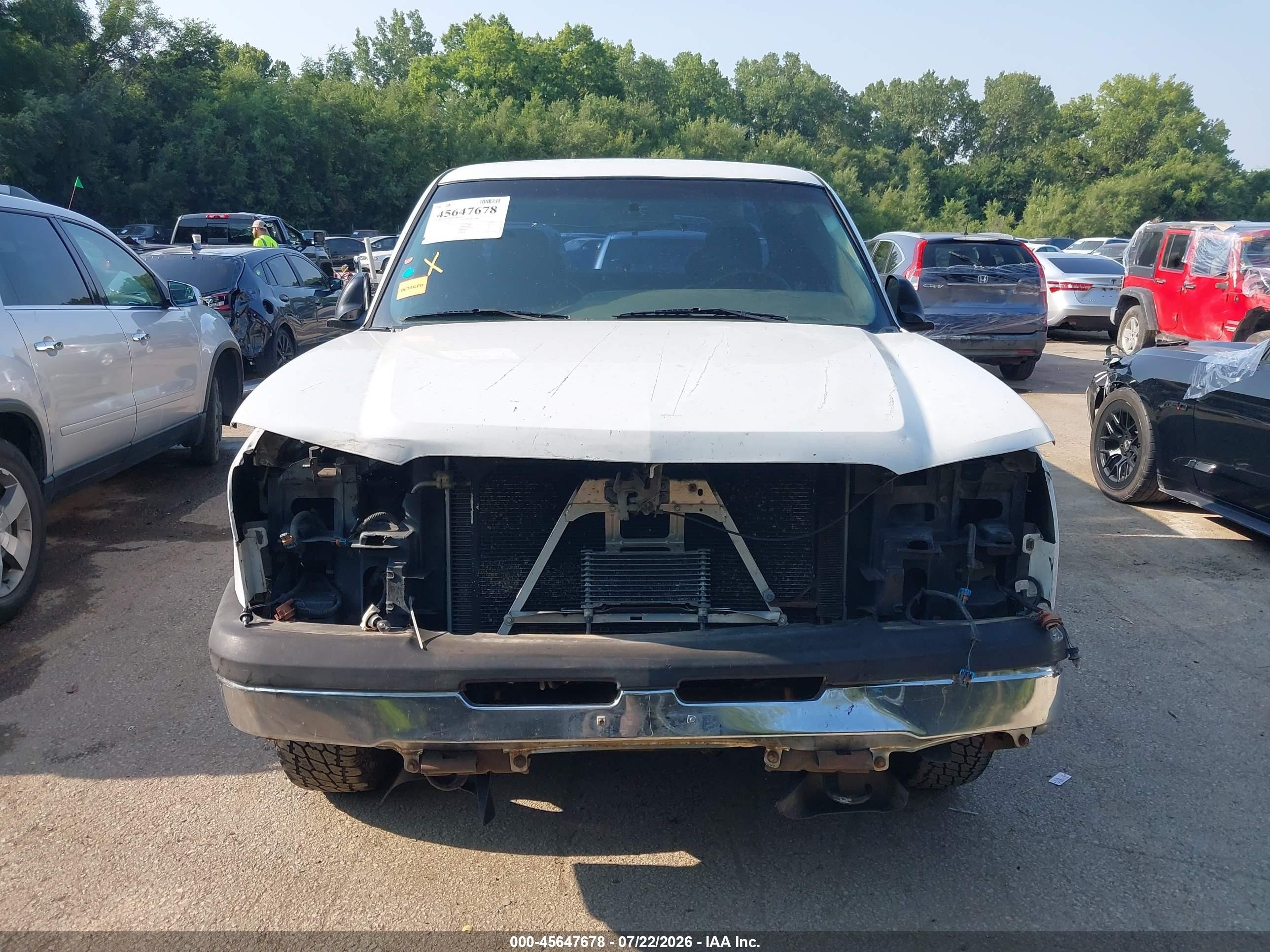 2005 Chevrolet Silverado 1500 Ls White vin: 1GCEK19T65E209904