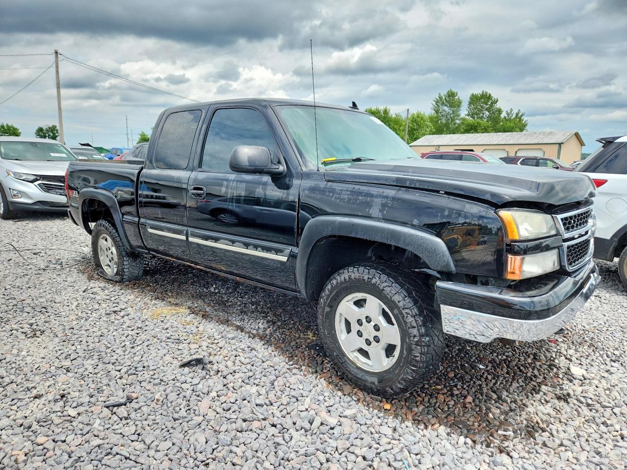 2006 Chevrolet Silverado K1500 Black vin: 1GCEK19T66Z283205