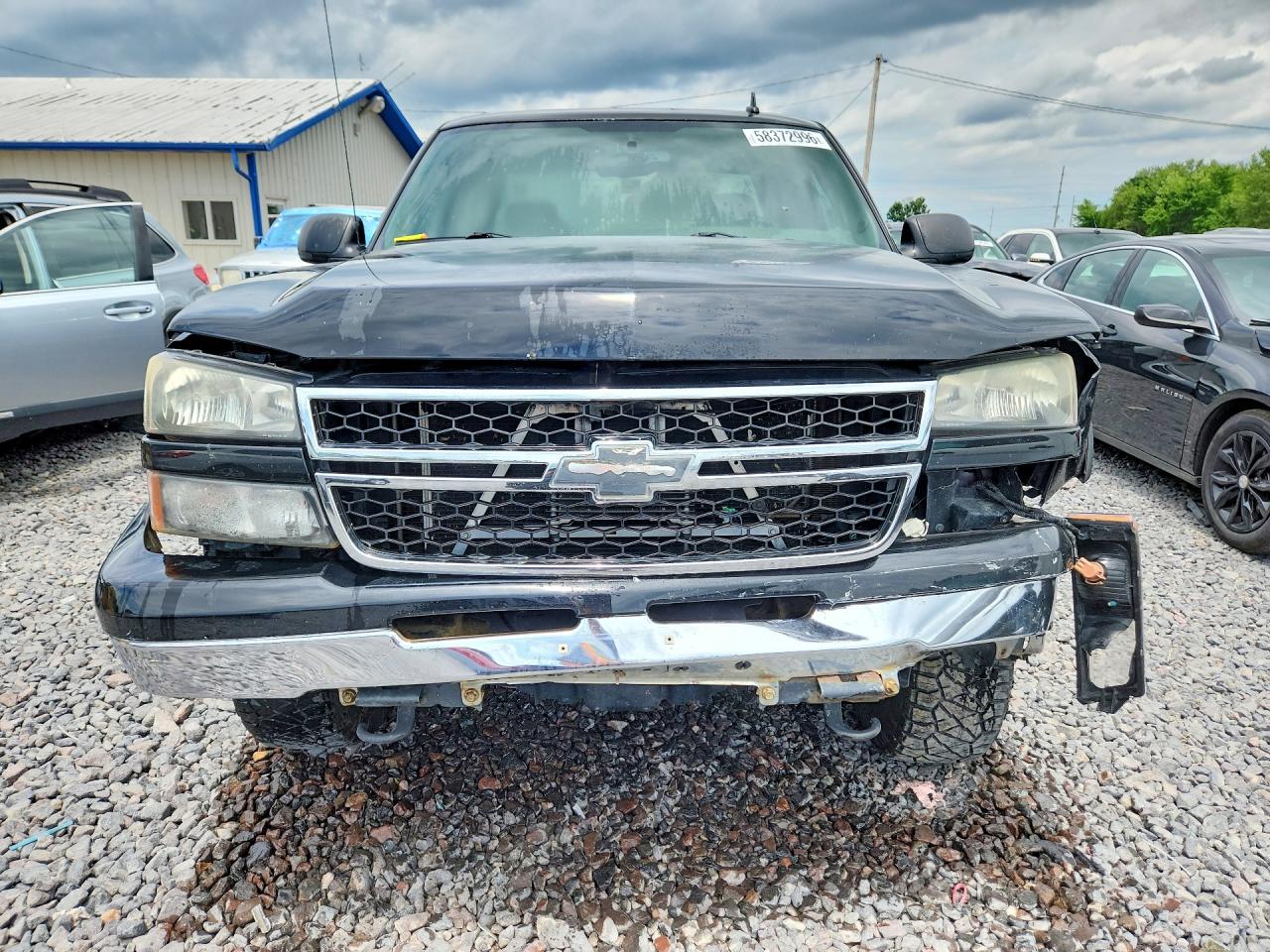 2006 Chevrolet Silverado K1500 Black vin: 1GCEK19T66Z283205
