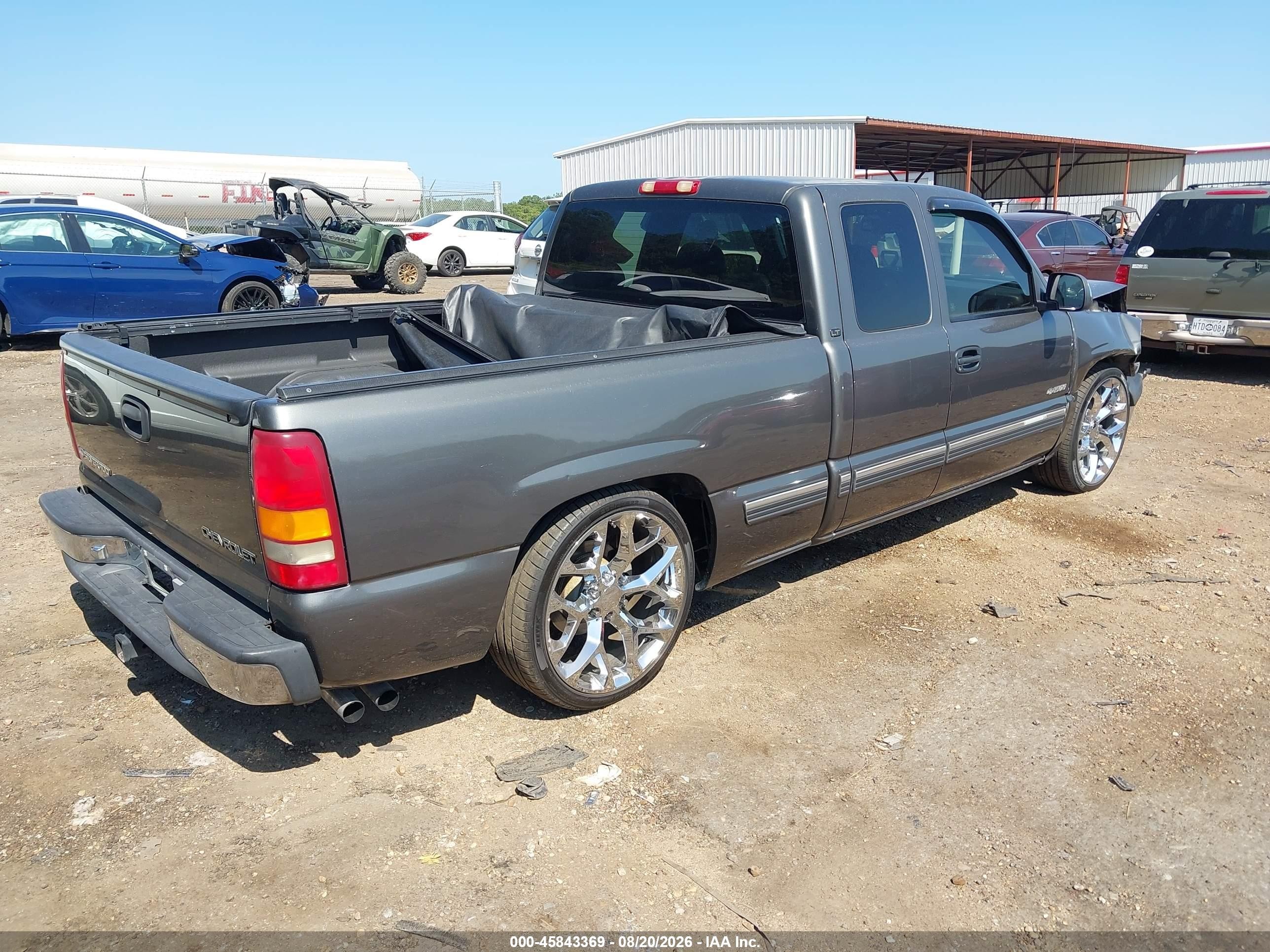 1999 Chevrolet Silverado 1500 Lt Gray vin: 1GCEK19T6XE120823