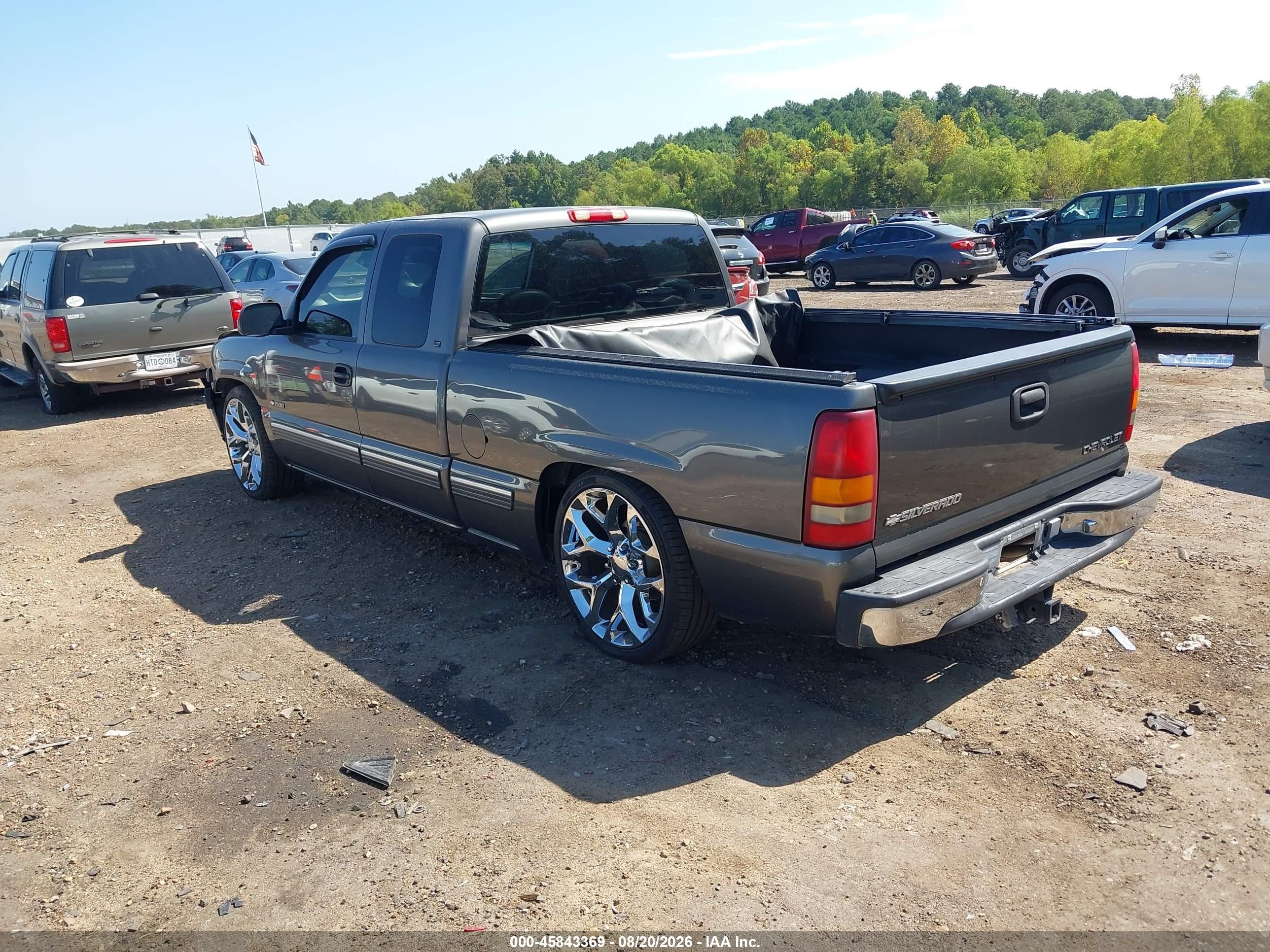 1999 Chevrolet Silverado 1500 Lt Gray vin: 1GCEK19T6XE120823