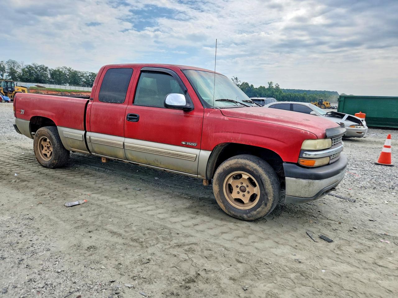 1999 Chevrolet Silverado K1500 Red vin: 1GCEK19T6XE156379