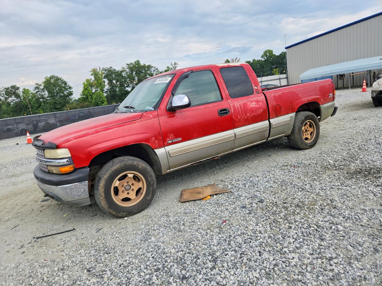 1999 Chevrolet Silverado K1500 Red vin: 1GCEK19T6XE156379
