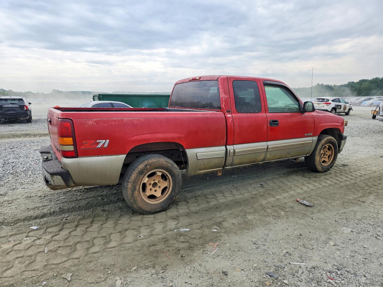 1999 Chevrolet Silverado K1500 Red vin: 1GCEK19T6XE156379
