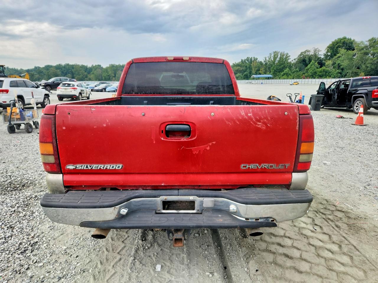1999 Chevrolet Silverado K1500 Red vin: 1GCEK19T6XE156379
