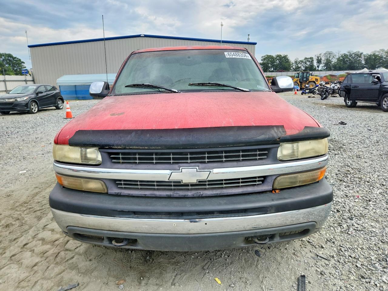 1999 Chevrolet Silverado K1500 Red vin: 1GCEK19T6XE156379