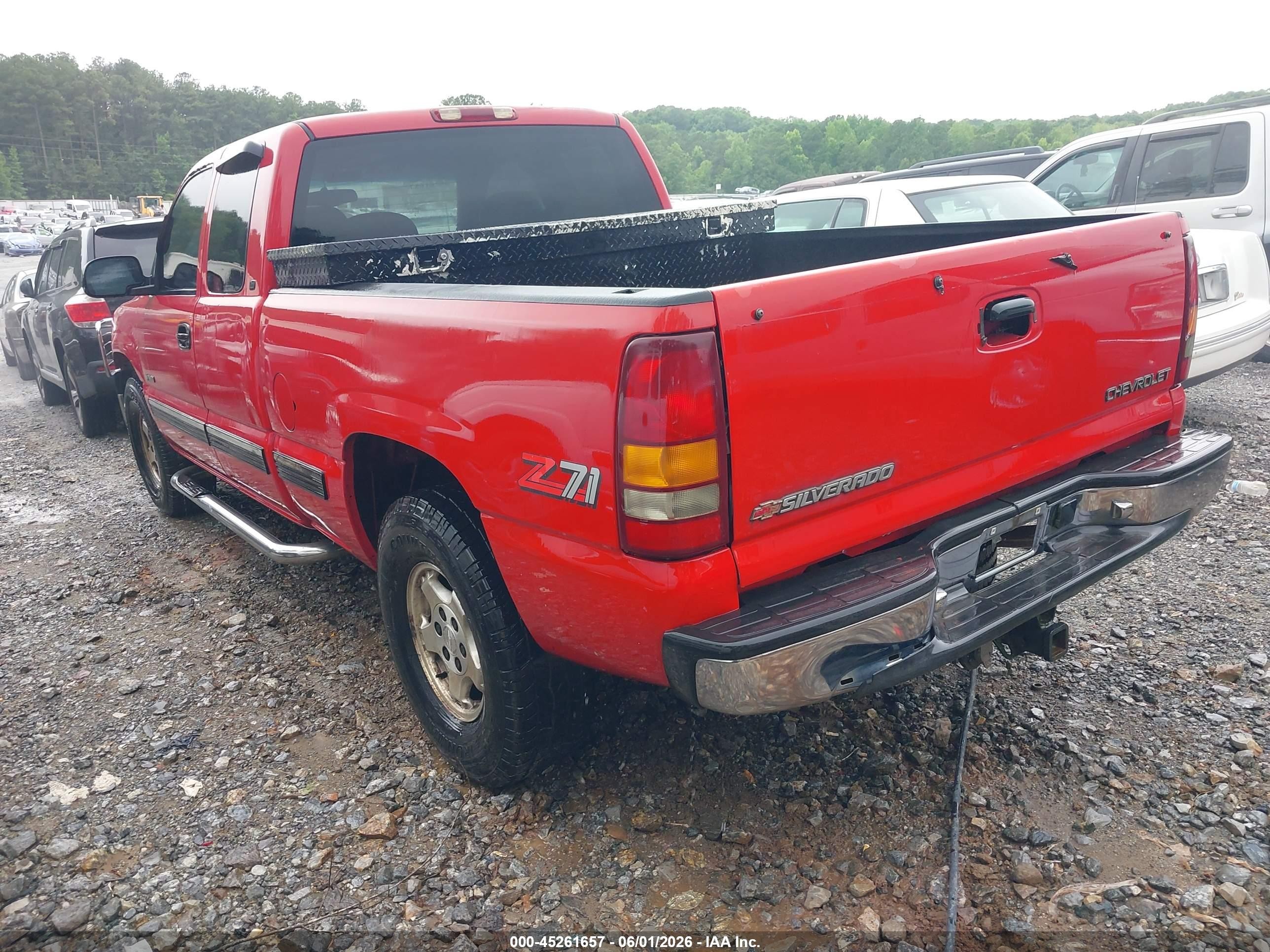 1999 Chevrolet Silverado 1500 Lt Red vin: 1GCEK19T6XE199863