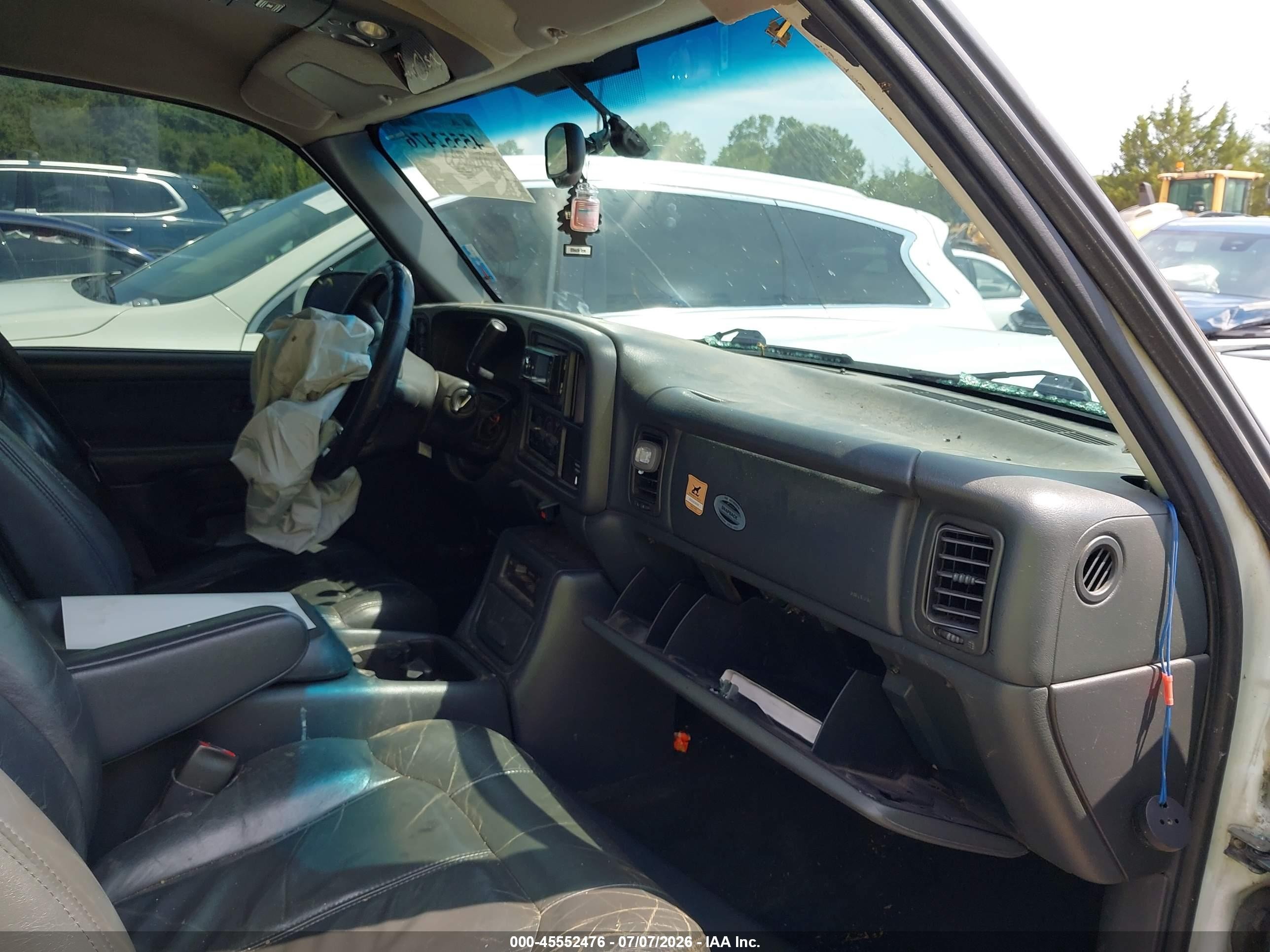 2001 Chevrolet Silverado 1500 Lt White vin: 1GCEK19T71Z119163