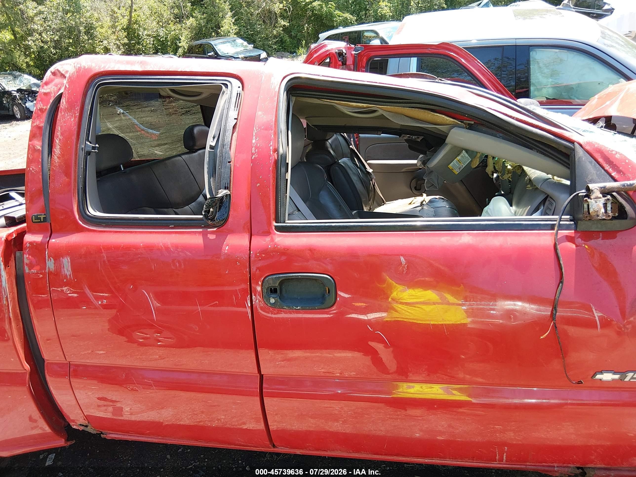 2002 Chevrolet Silverado 1500 Lt Red vin: 1GCEK19T72E174205