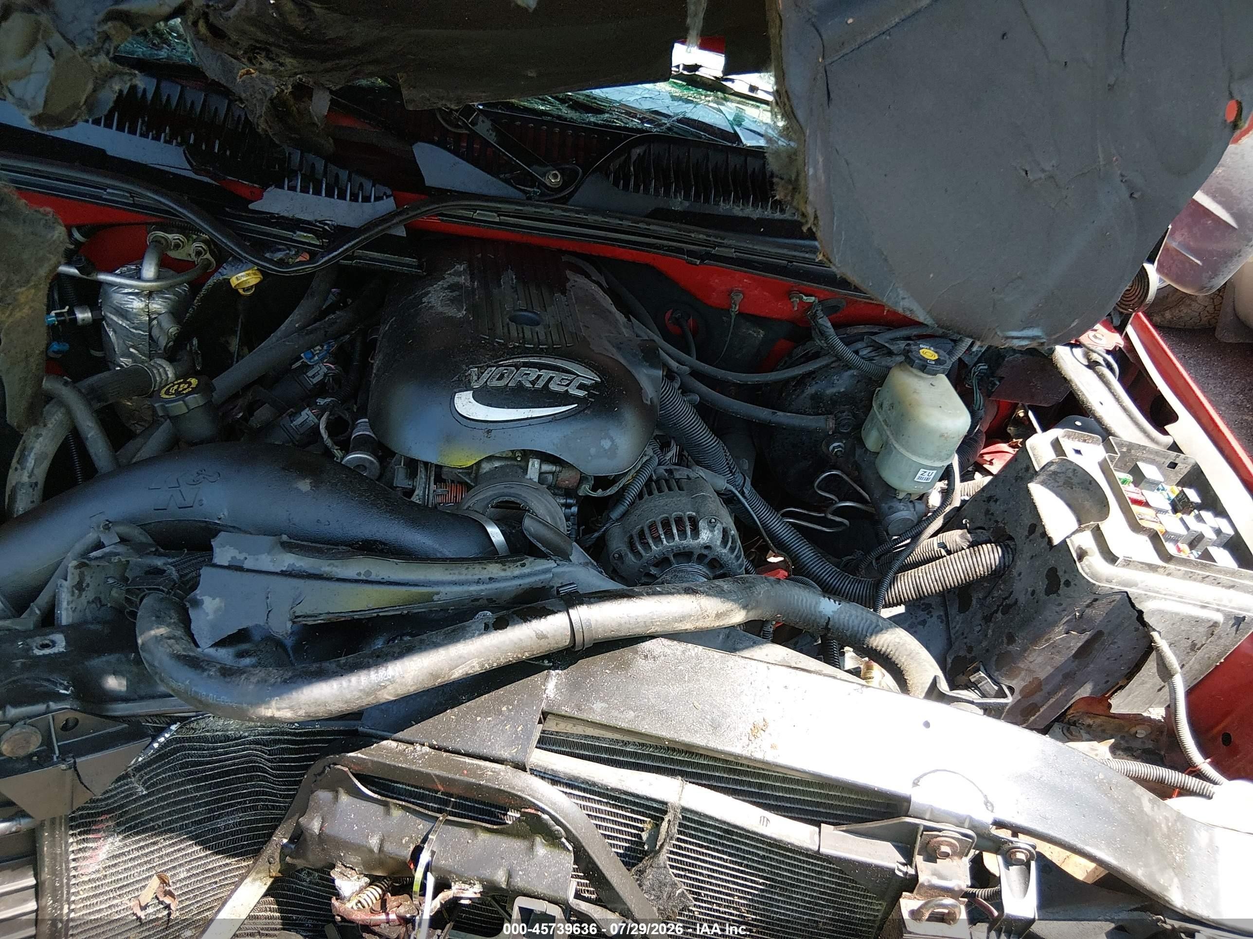 2002 Chevrolet Silverado 1500 Lt Red vin: 1GCEK19T72E174205
