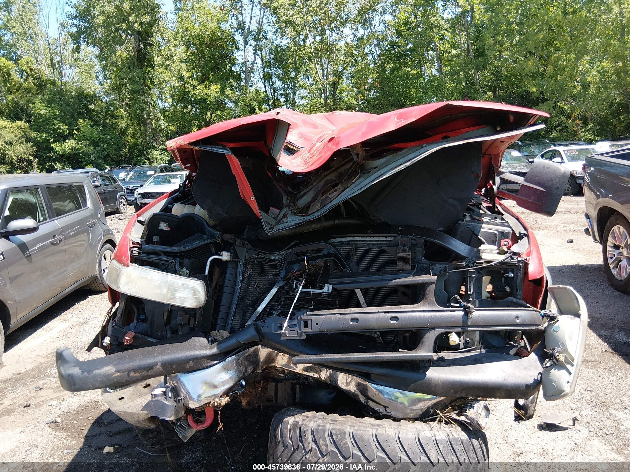 2002 Chevrolet Silverado 1500 Lt Red vin: 1GCEK19T72E174205