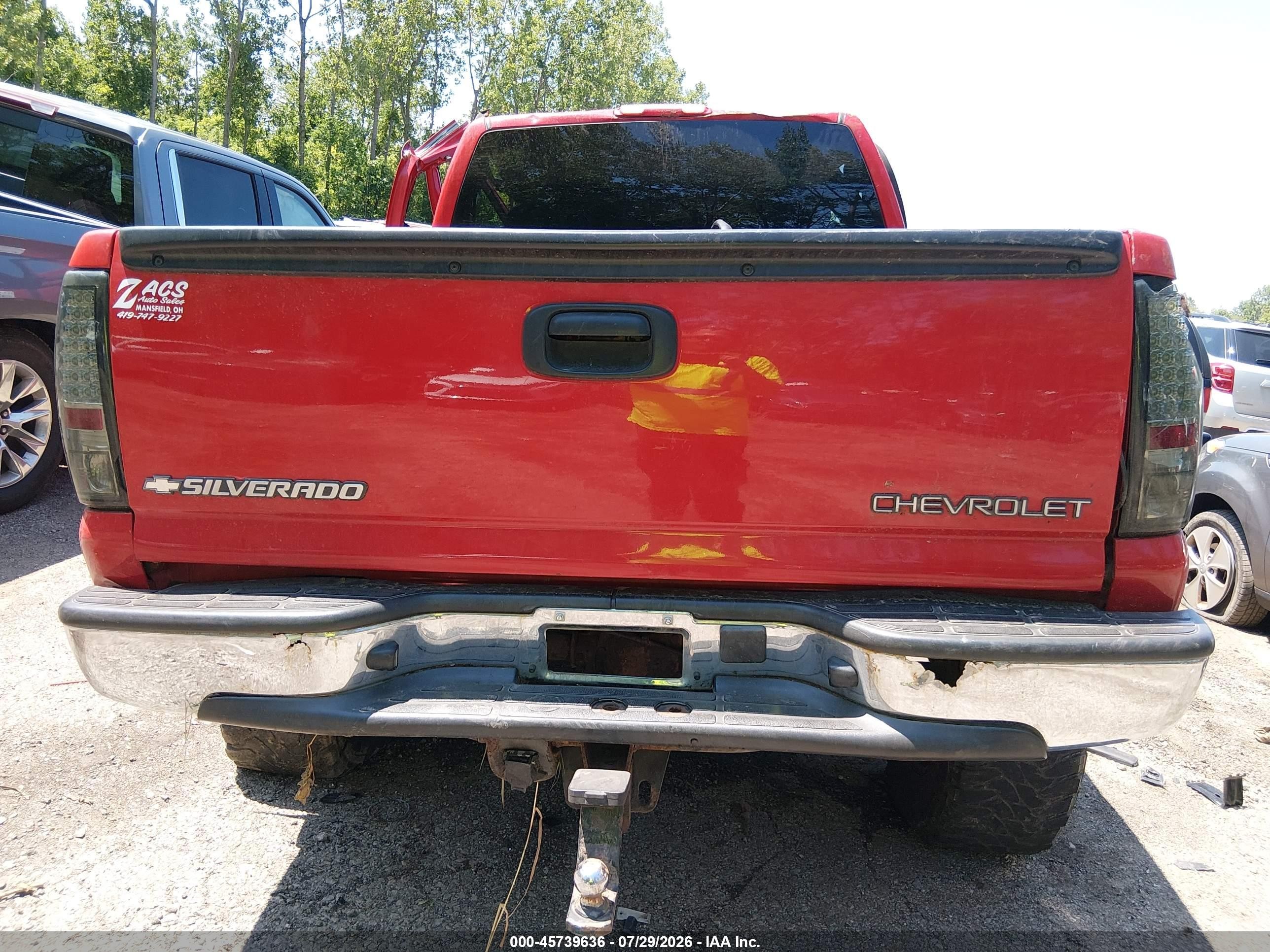 2002 Chevrolet Silverado 1500 Lt Red vin: 1GCEK19T72E174205
