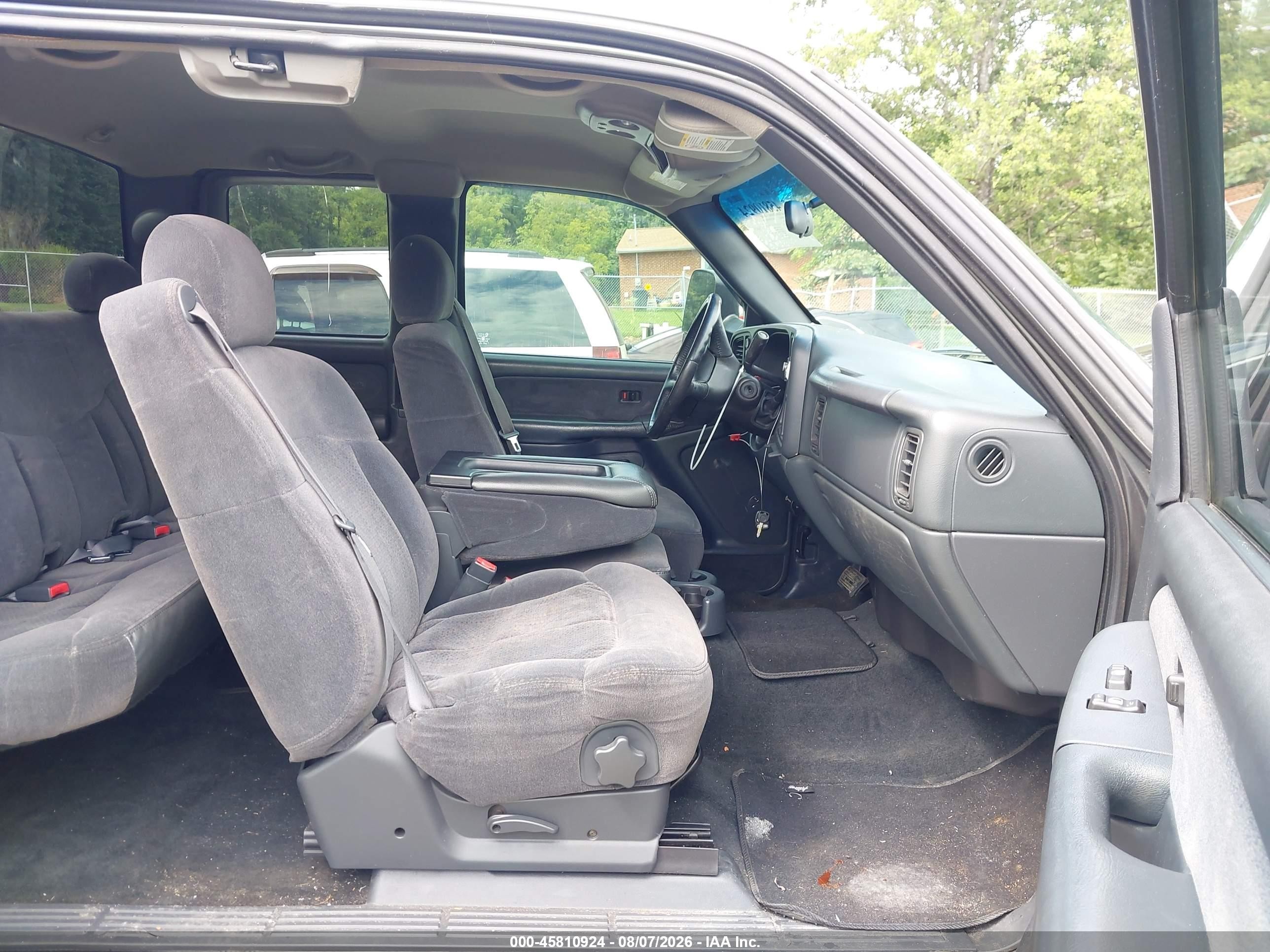 2002 Chevrolet Silverado 1500 Ls Gray vin: 1GCEK19T72E195894