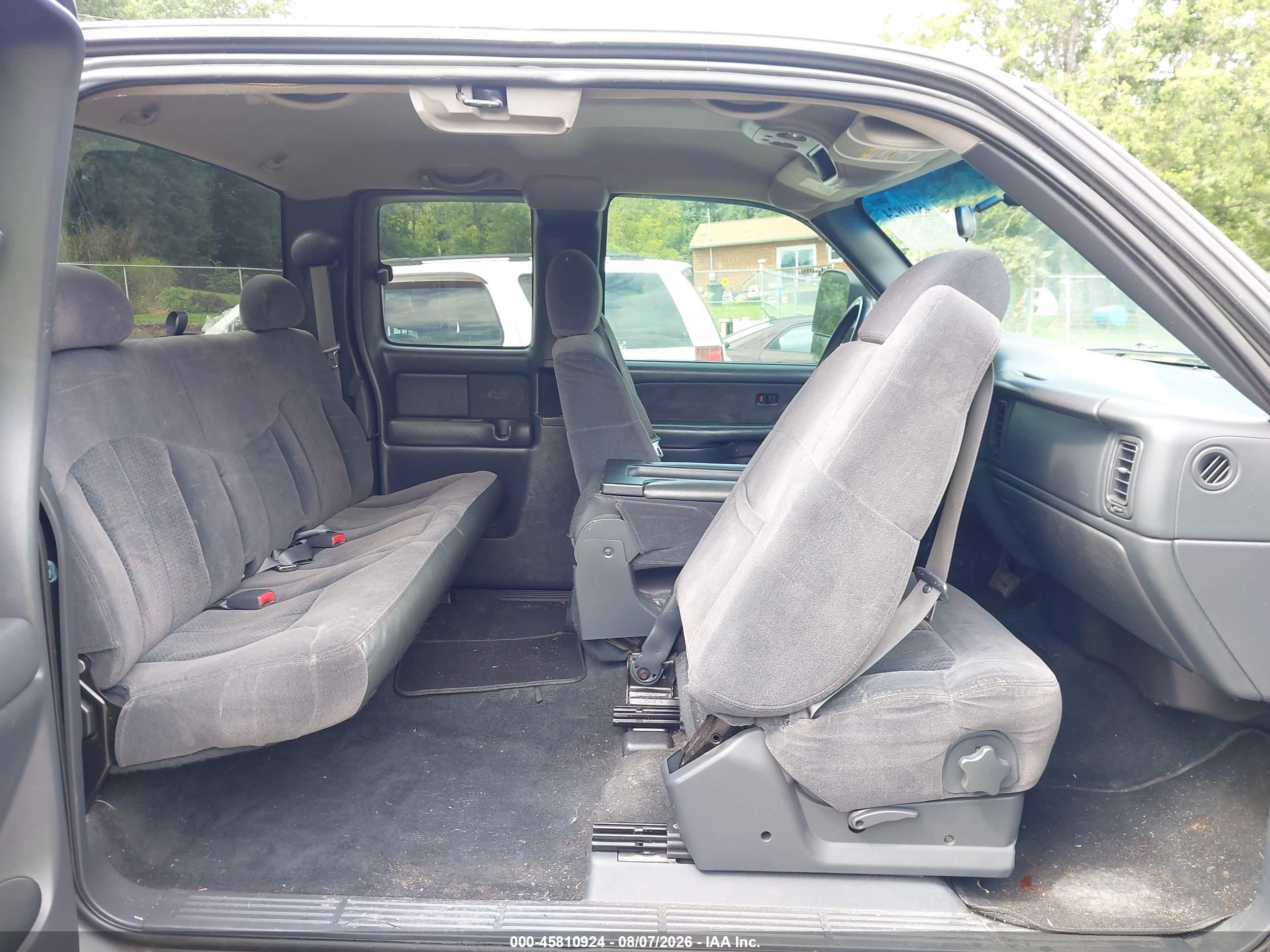 2002 Chevrolet Silverado 1500 Ls Gray vin: 1GCEK19T72E195894