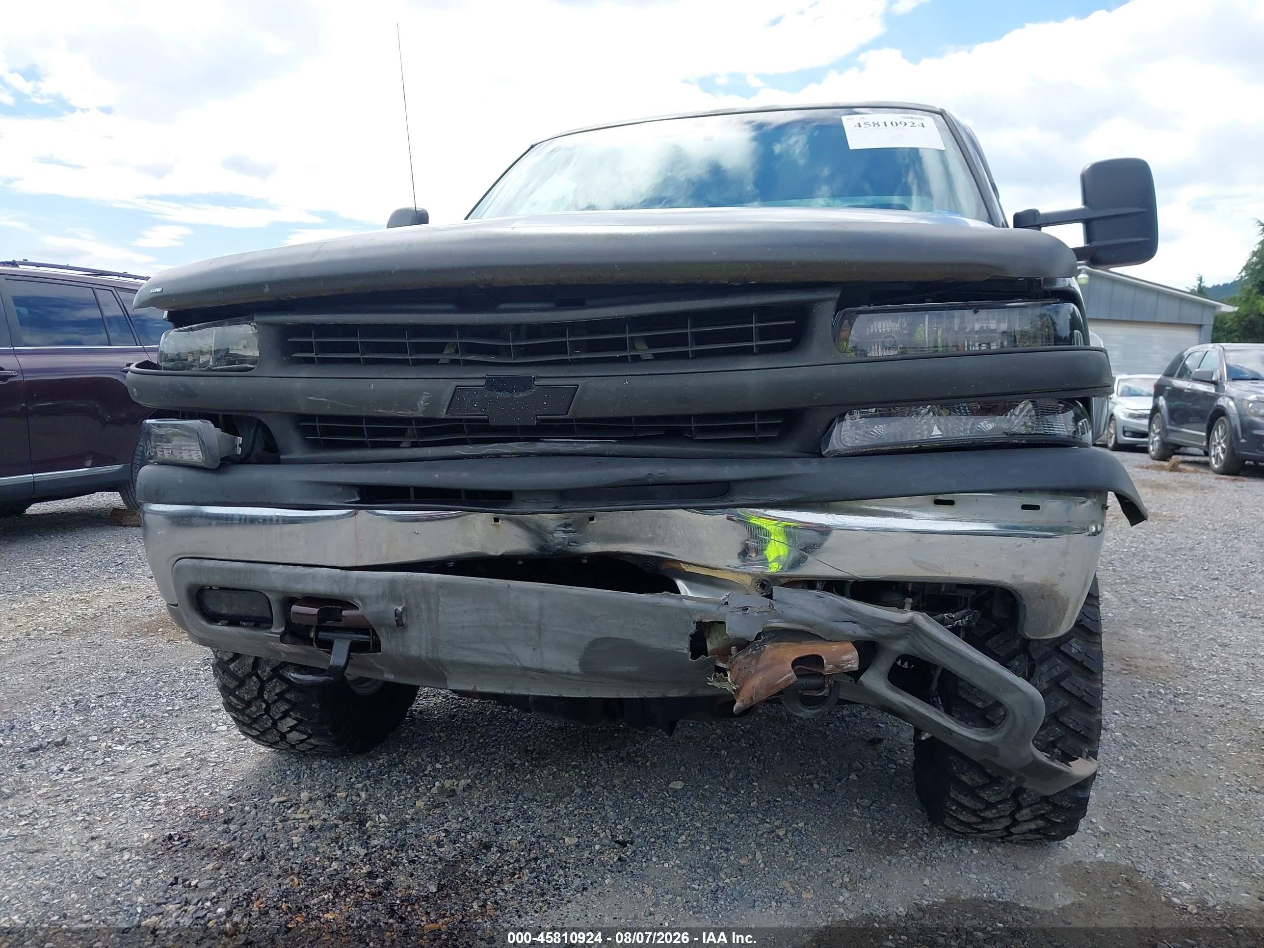 2002 Chevrolet Silverado 1500 Ls Gray vin: 1GCEK19T72E195894