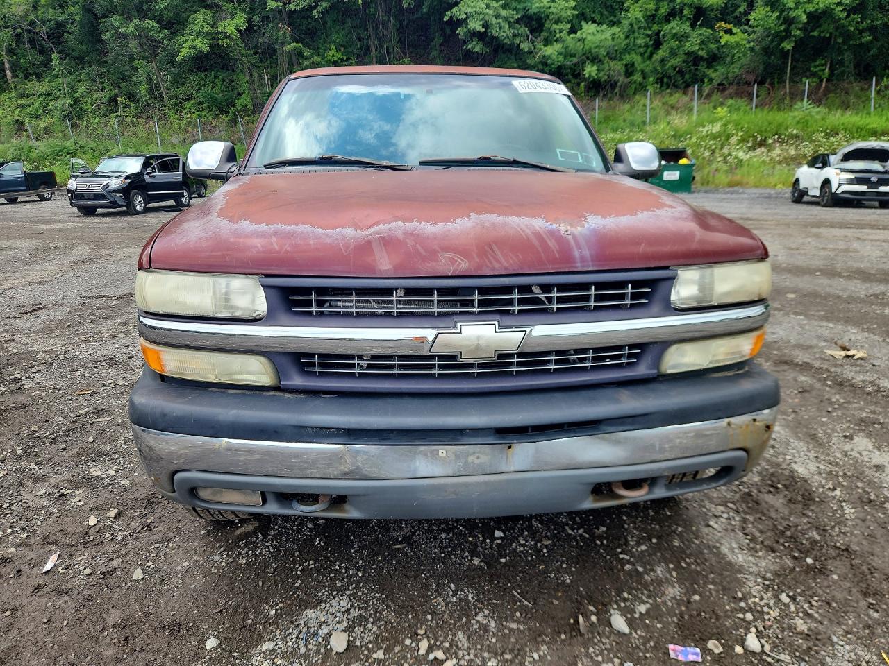 2002 Chevrolet Silverado K1500 Red vin: 1GCEK19T72E210913
