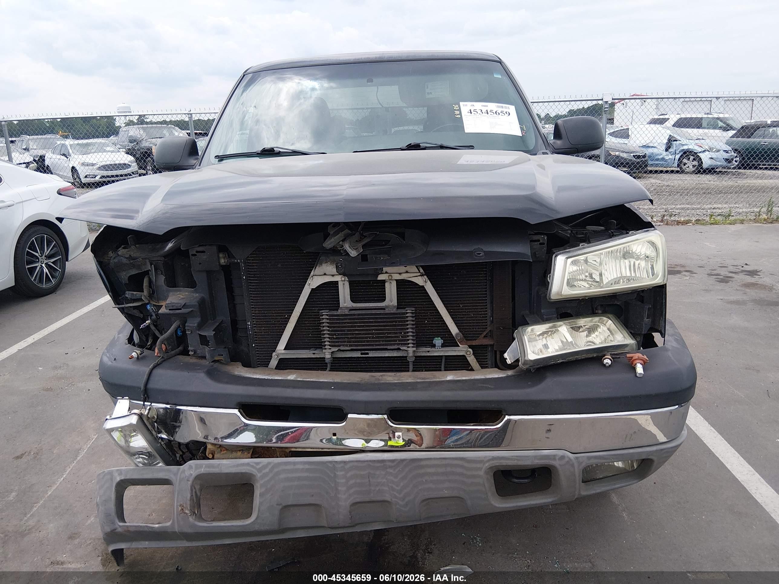 2003 Chevrolet Silverado 1500 Ls Black vin: 1GCEK19T73E335492
