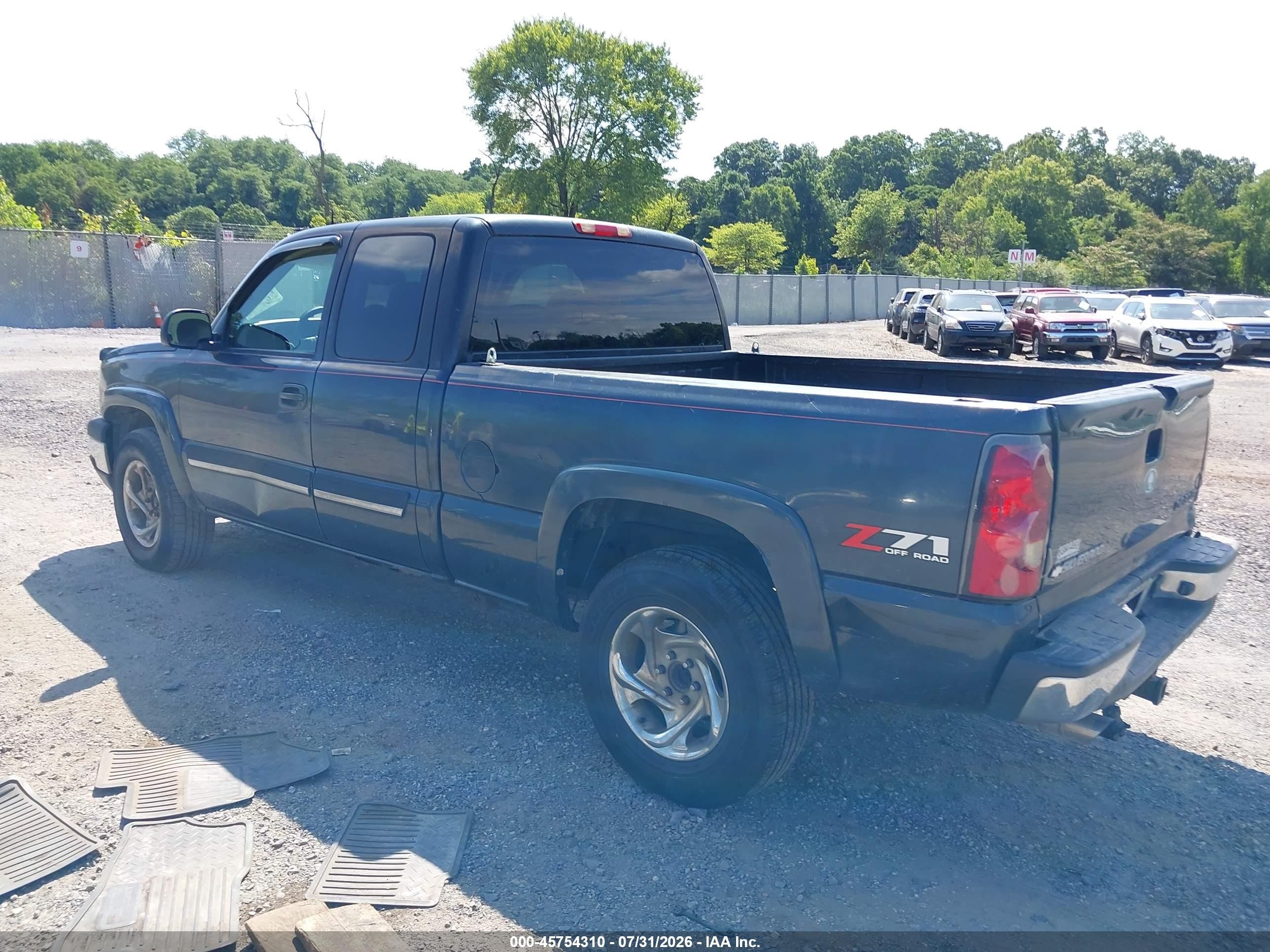 2004 Chevrolet Silverado 1500 Z71 Gray vin: 1GCEK19T74E185417