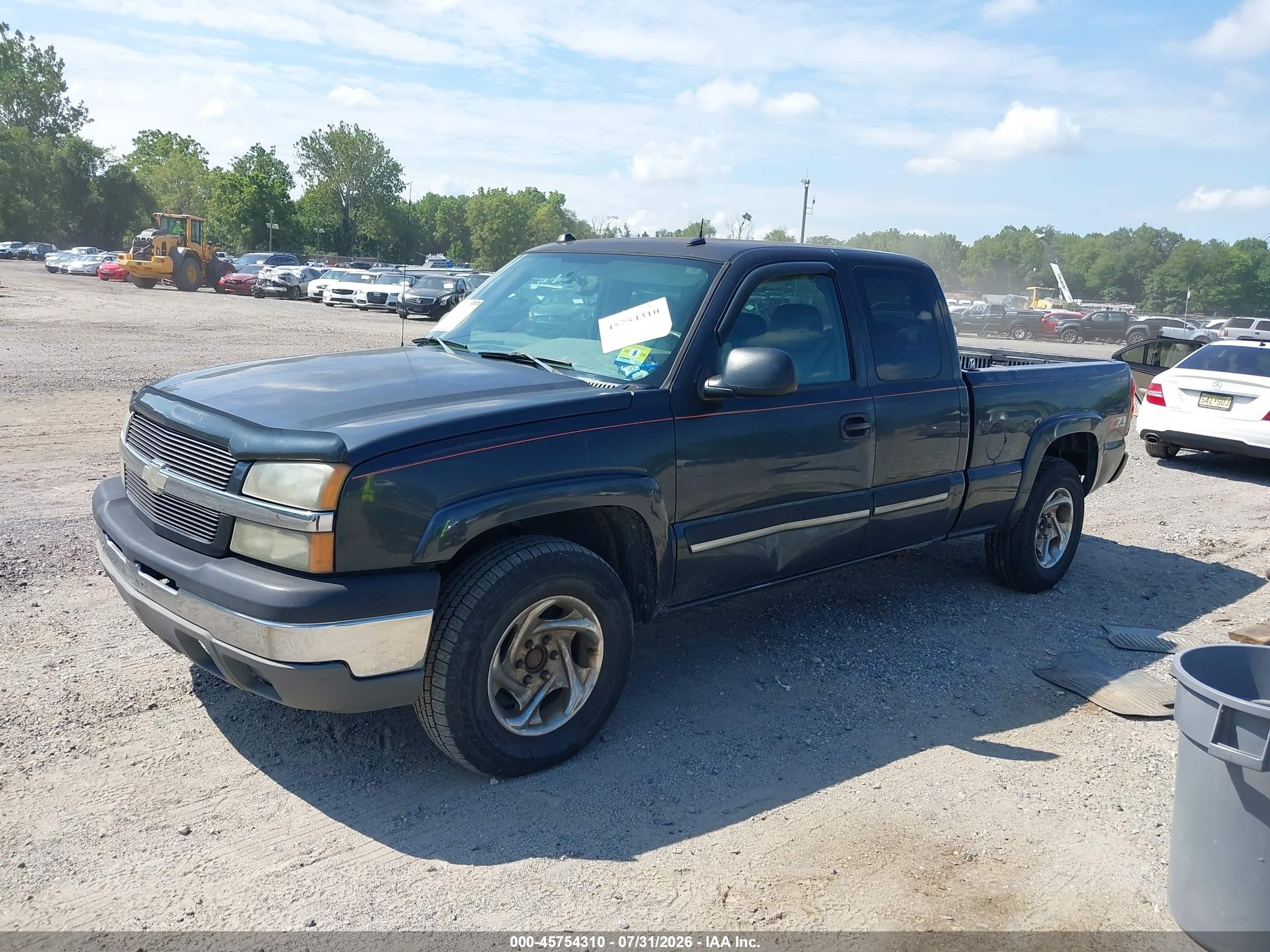 2004 Chevrolet Silverado 1500 Z71 Gray vin: 1GCEK19T74E185417