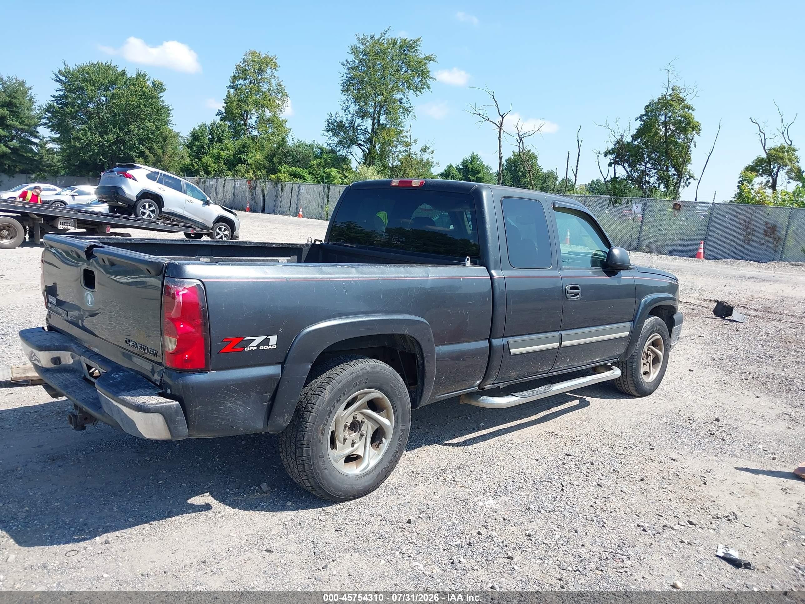 2004 Chevrolet Silverado 1500 Z71 Gray vin: 1GCEK19T74E185417