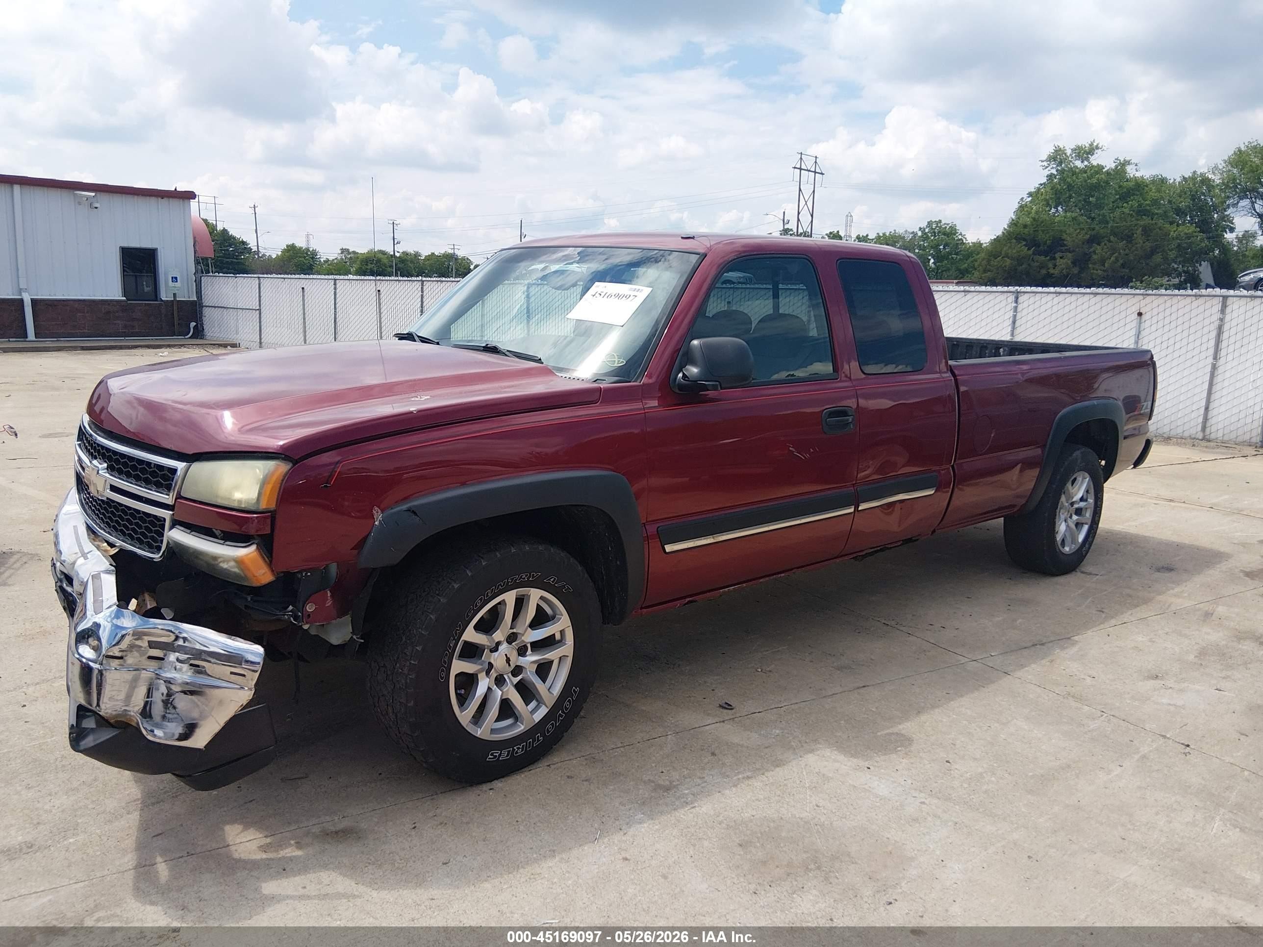 2006 Chevrolet Silverado 1500 Lt1 Красный vin: 1GCEK19T76E155434