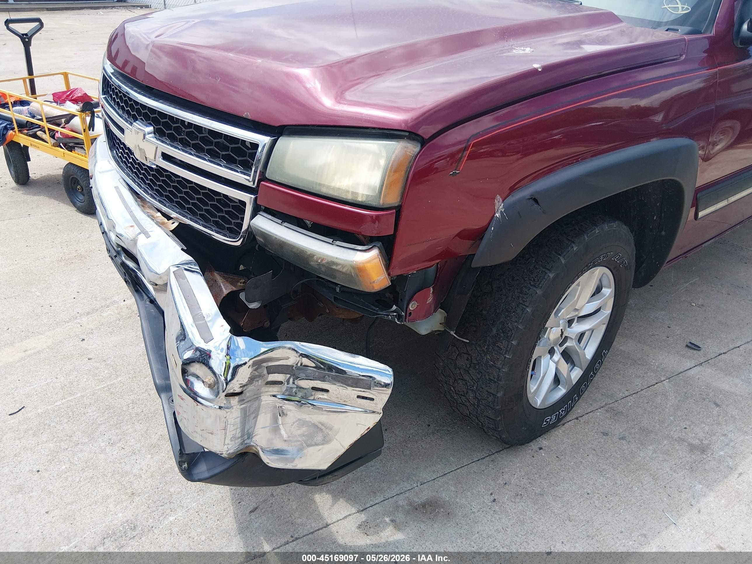 2006 Chevrolet Silverado 1500 Lt1 Красный vin: 1GCEK19T76E155434