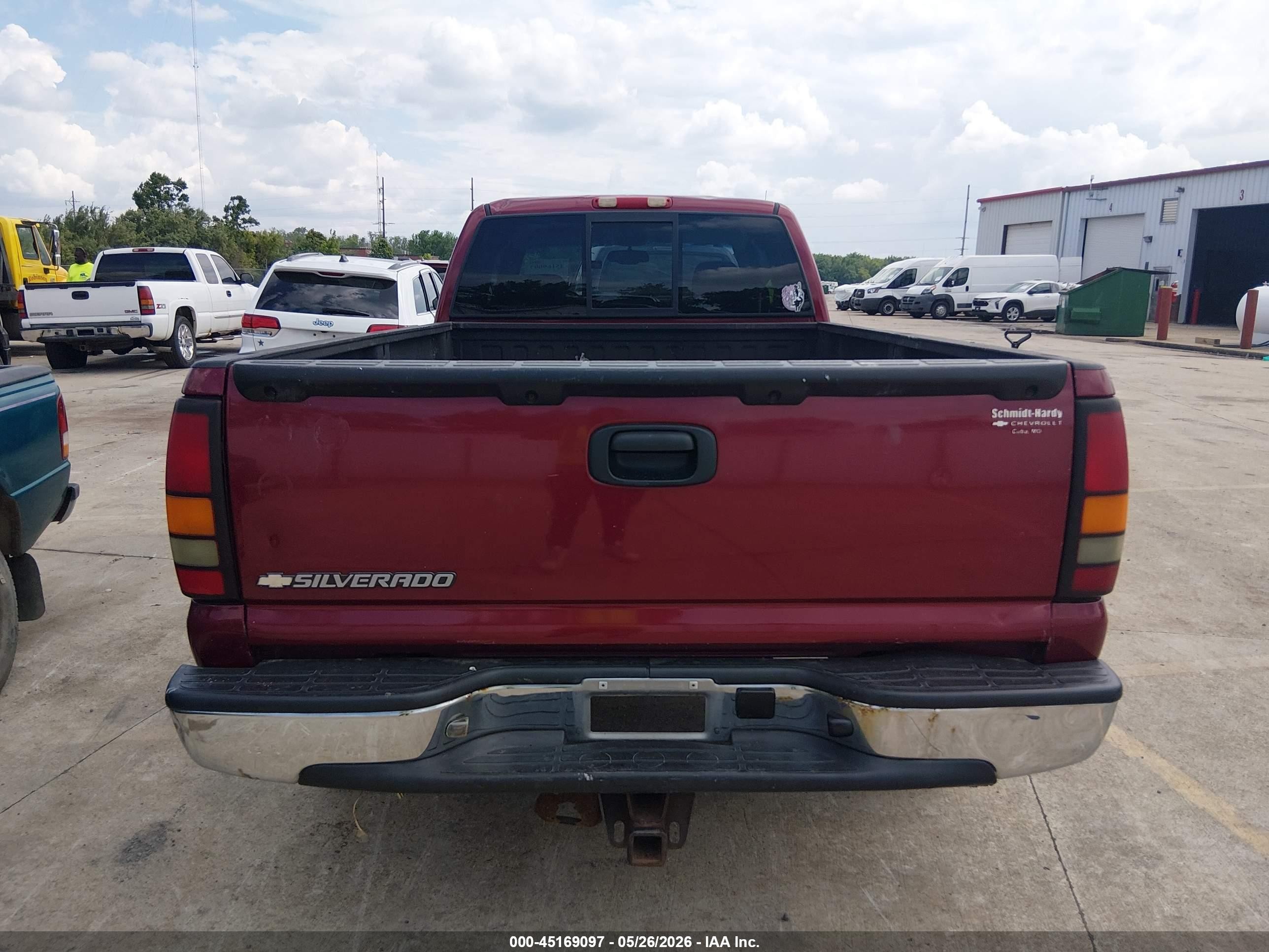 2006 Chevrolet Silverado 1500 Lt1 Красный vin: 1GCEK19T76E155434