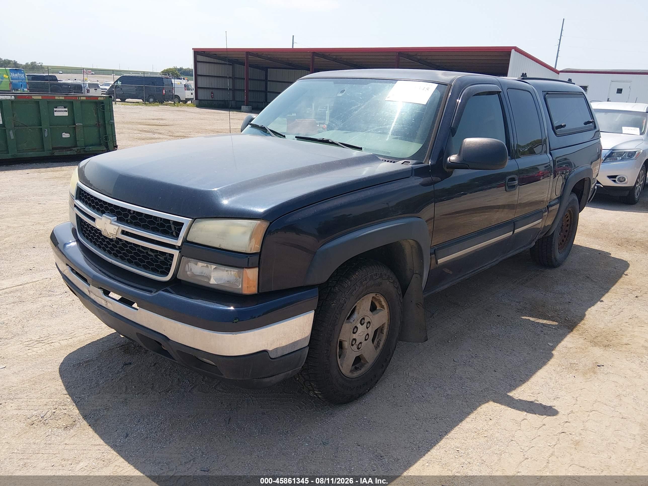 2006 Chevrolet Silverado 1500 Lt1 Черный vin: 1GCEK19T76Z175028